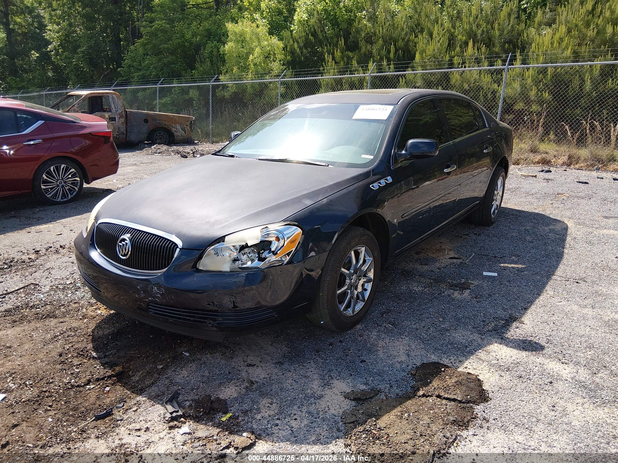 2008 Buick Lucerne Cxl Black vin: 1G4HD57238U193725