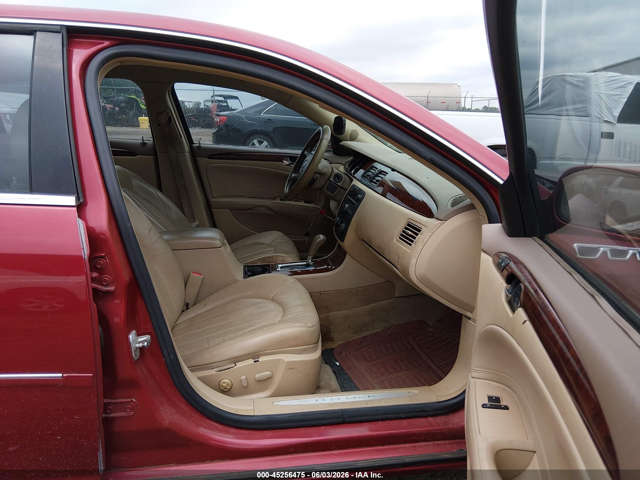2006 Buick Lucerne Cxl Red vin: 1G4HD57246U239933