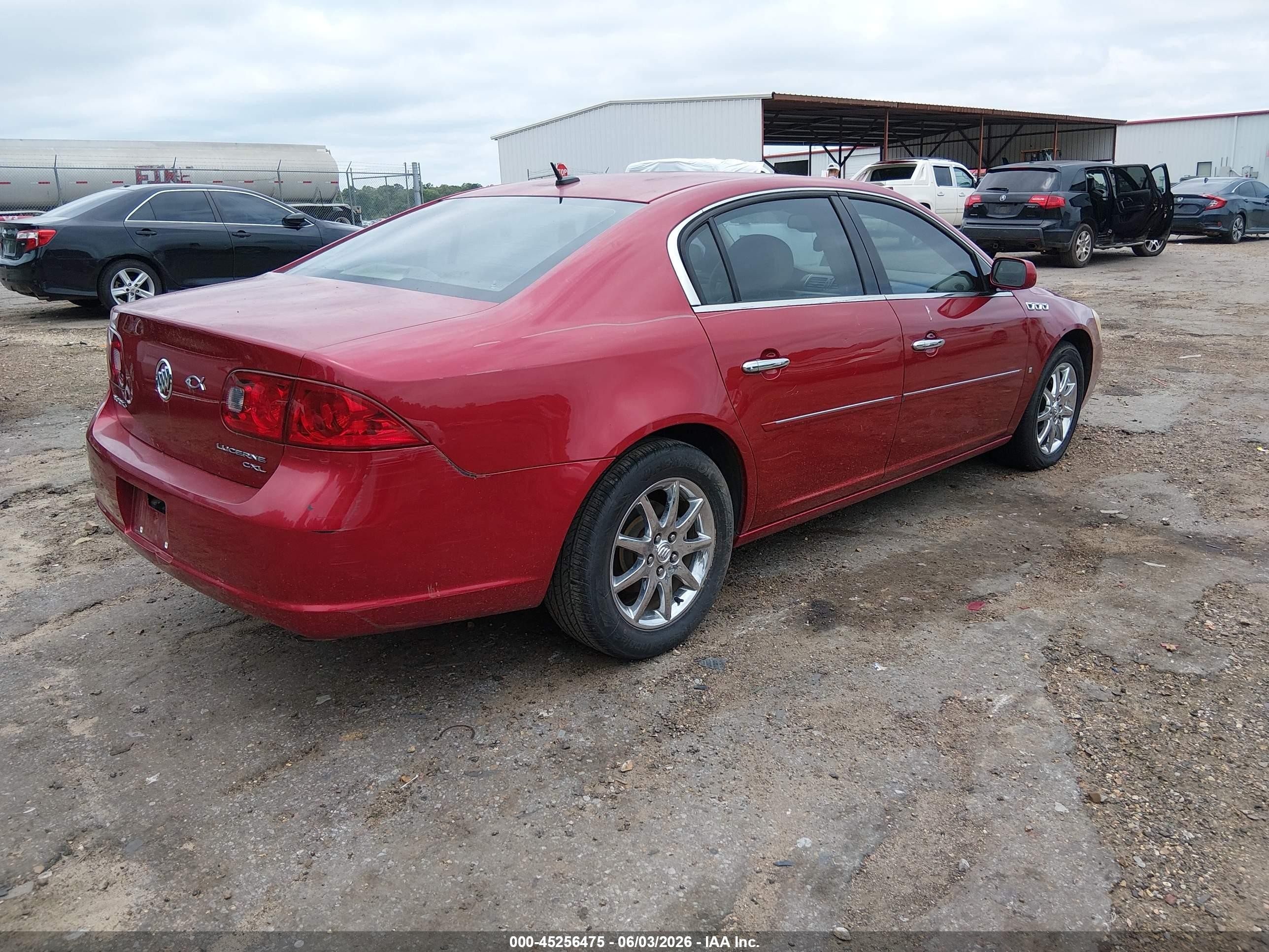 2006 Buick Lucerne Cxl Red vin: 1G4HD57246U239933