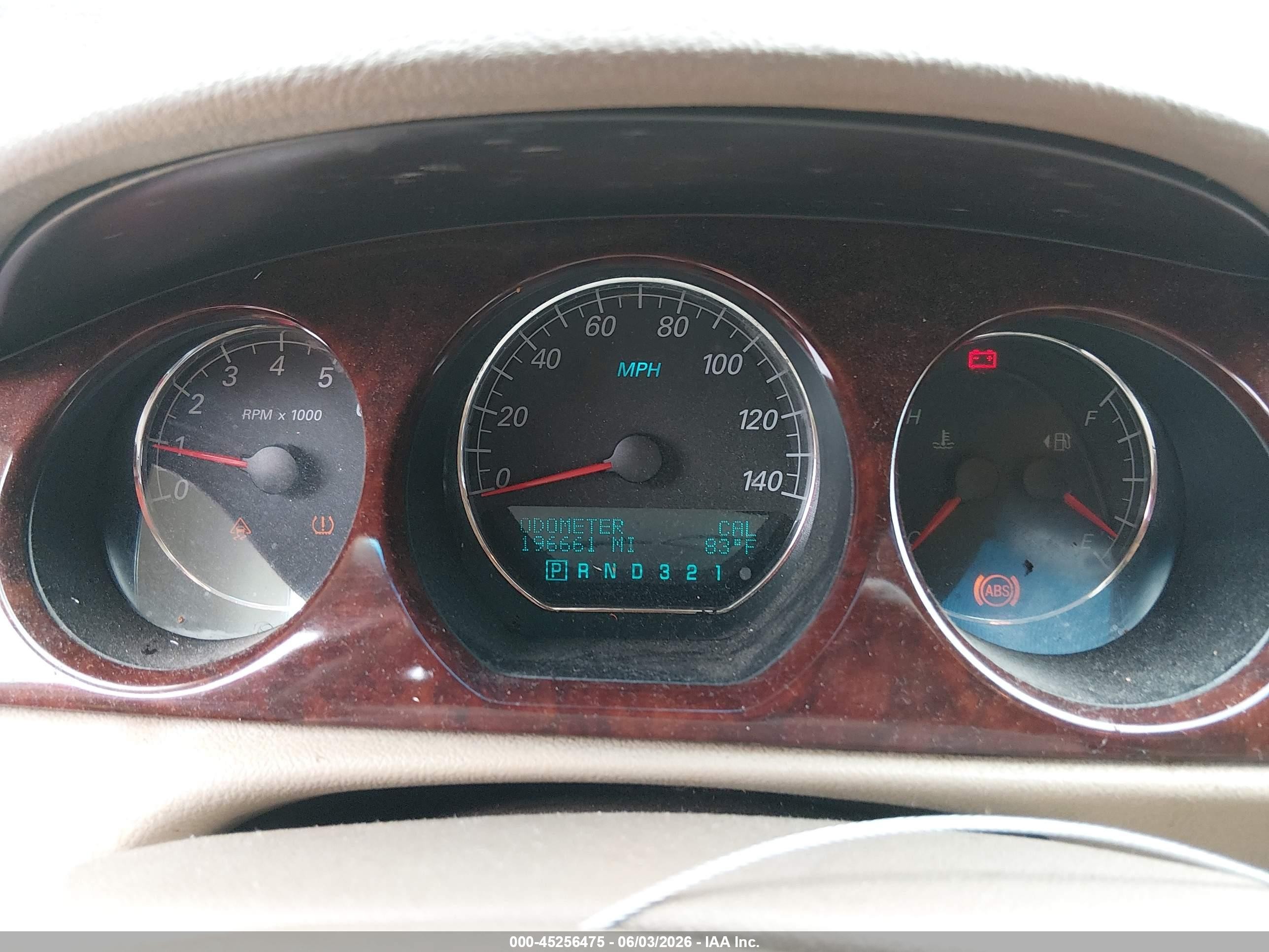 2006 Buick Lucerne Cxl Red vin: 1G4HD57246U239933