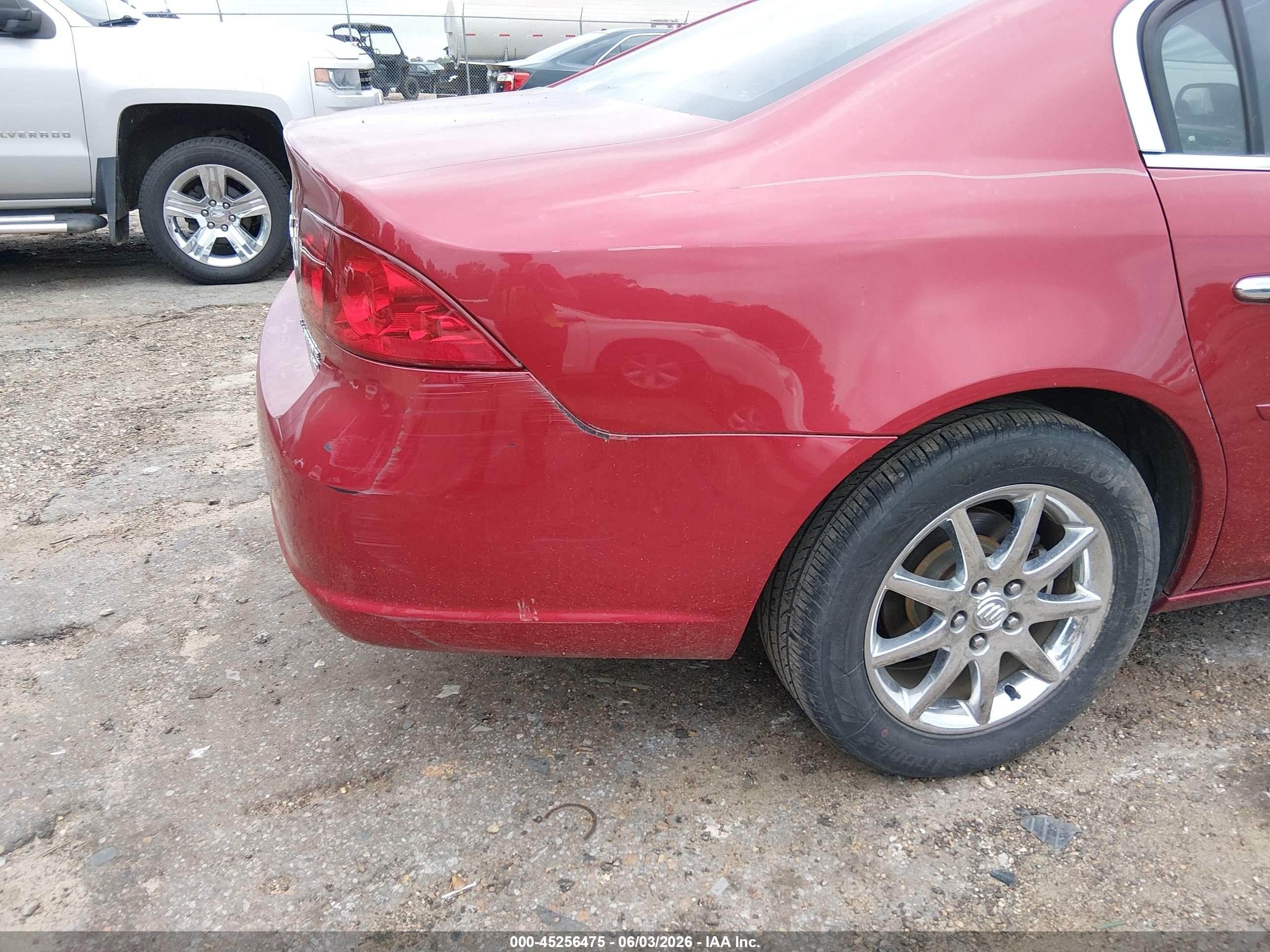 2006 Buick Lucerne Cxl Red vin: 1G4HD57246U239933