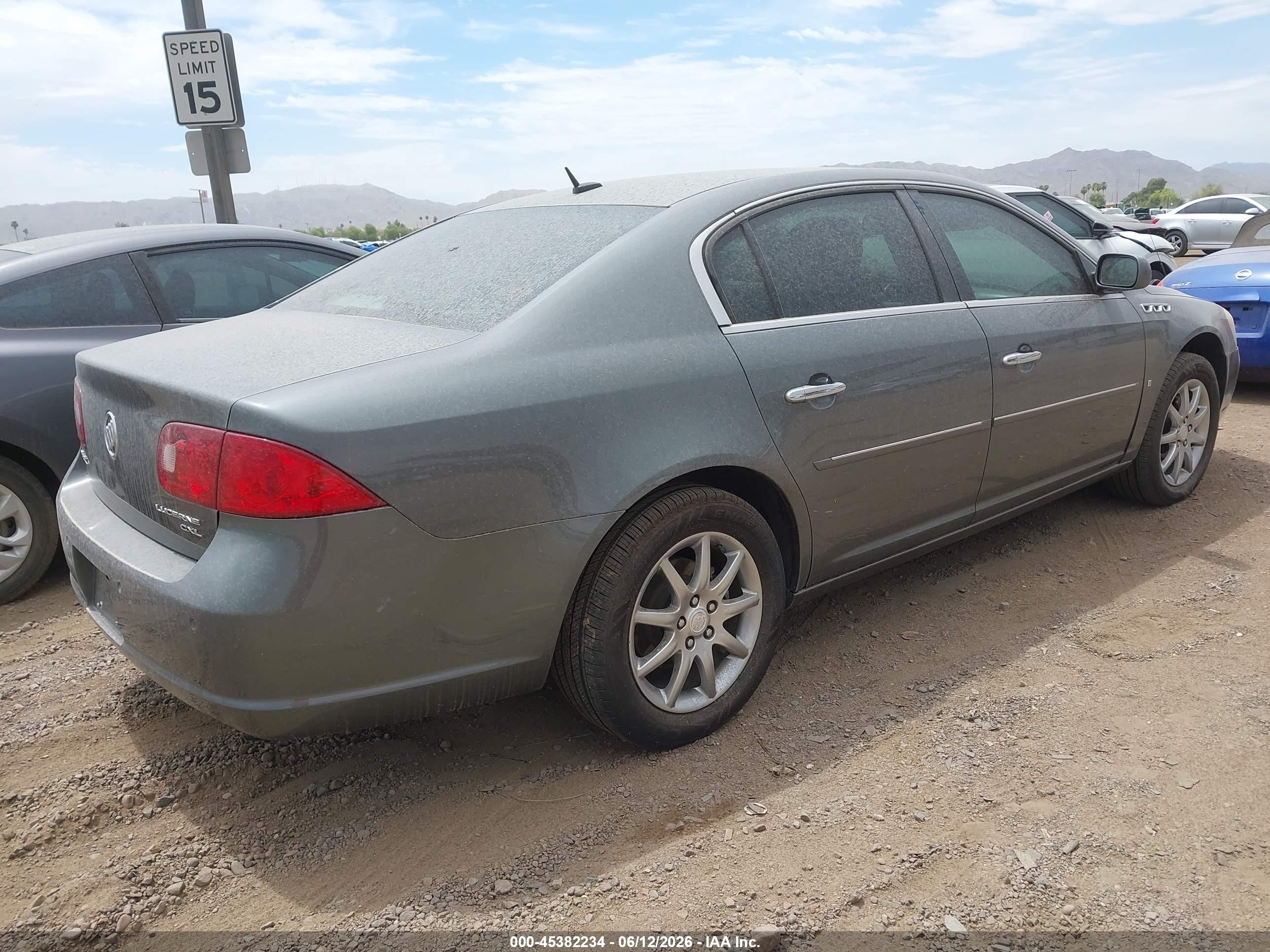 2007 Buick Lucerne Cxl Gray vin: 1G4HD57247U182876