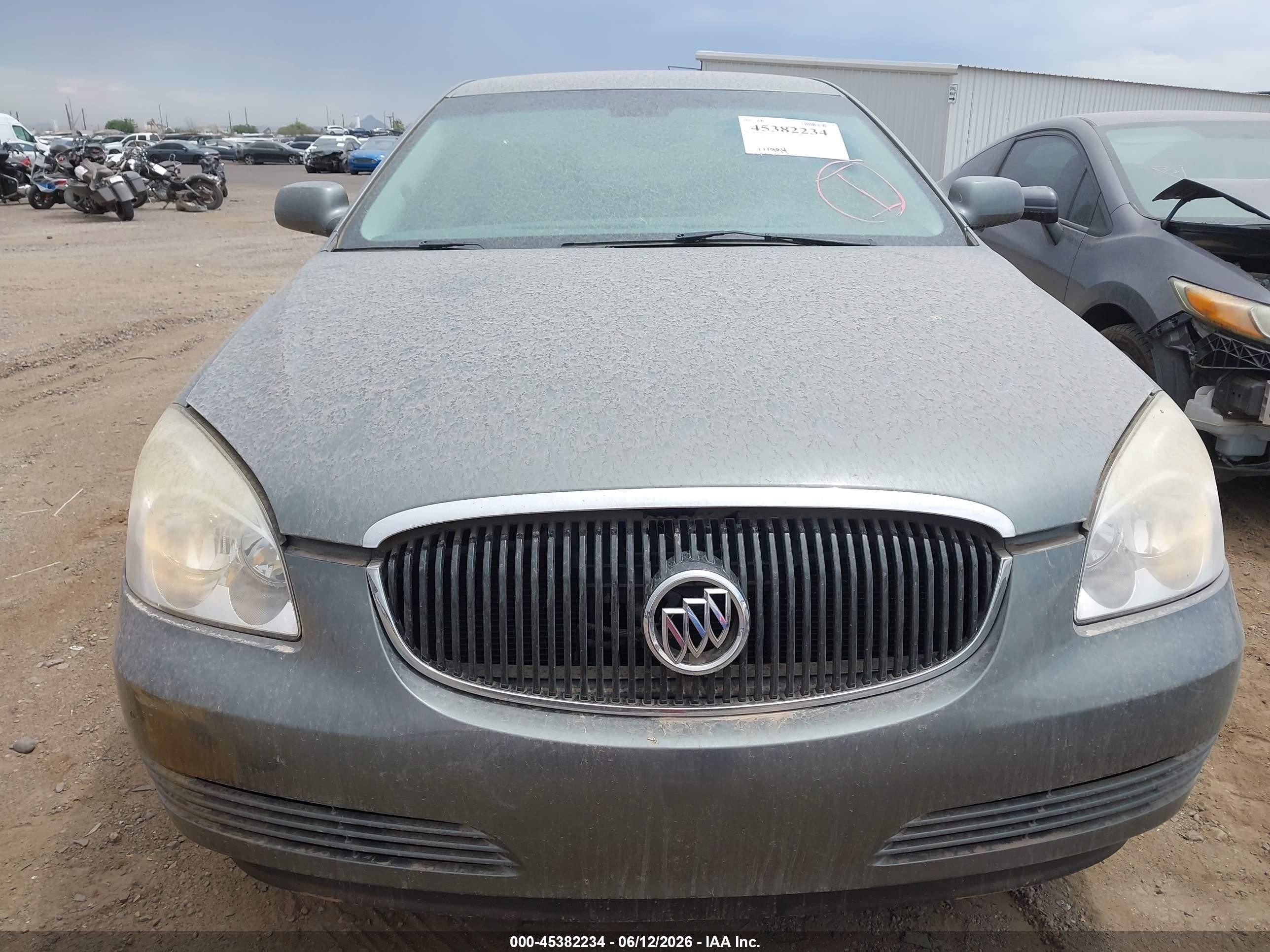 2007 Buick Lucerne Cxl Gray vin: 1G4HD57247U182876