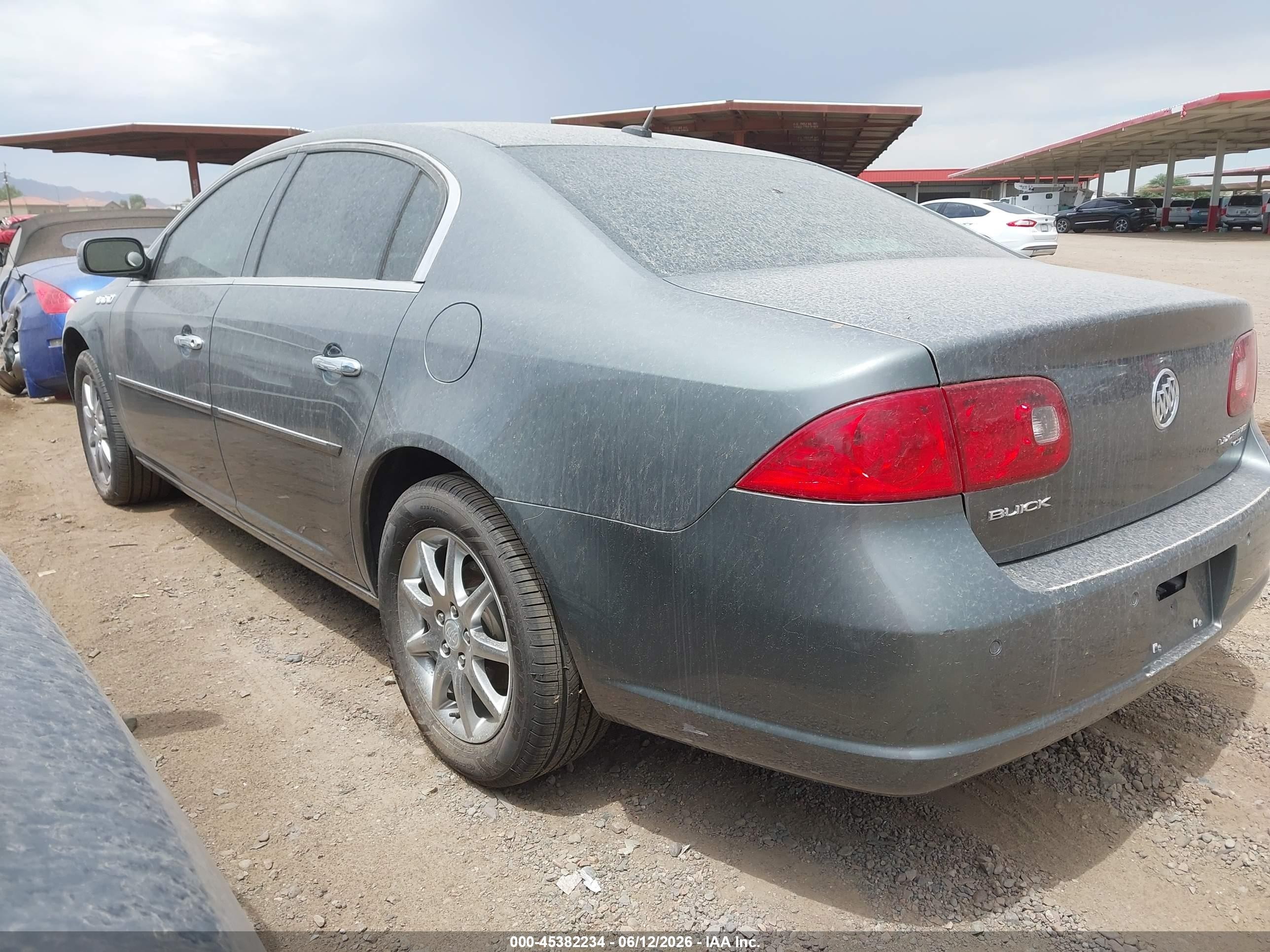 2007 Buick Lucerne Cxl Gray vin: 1G4HD57247U182876