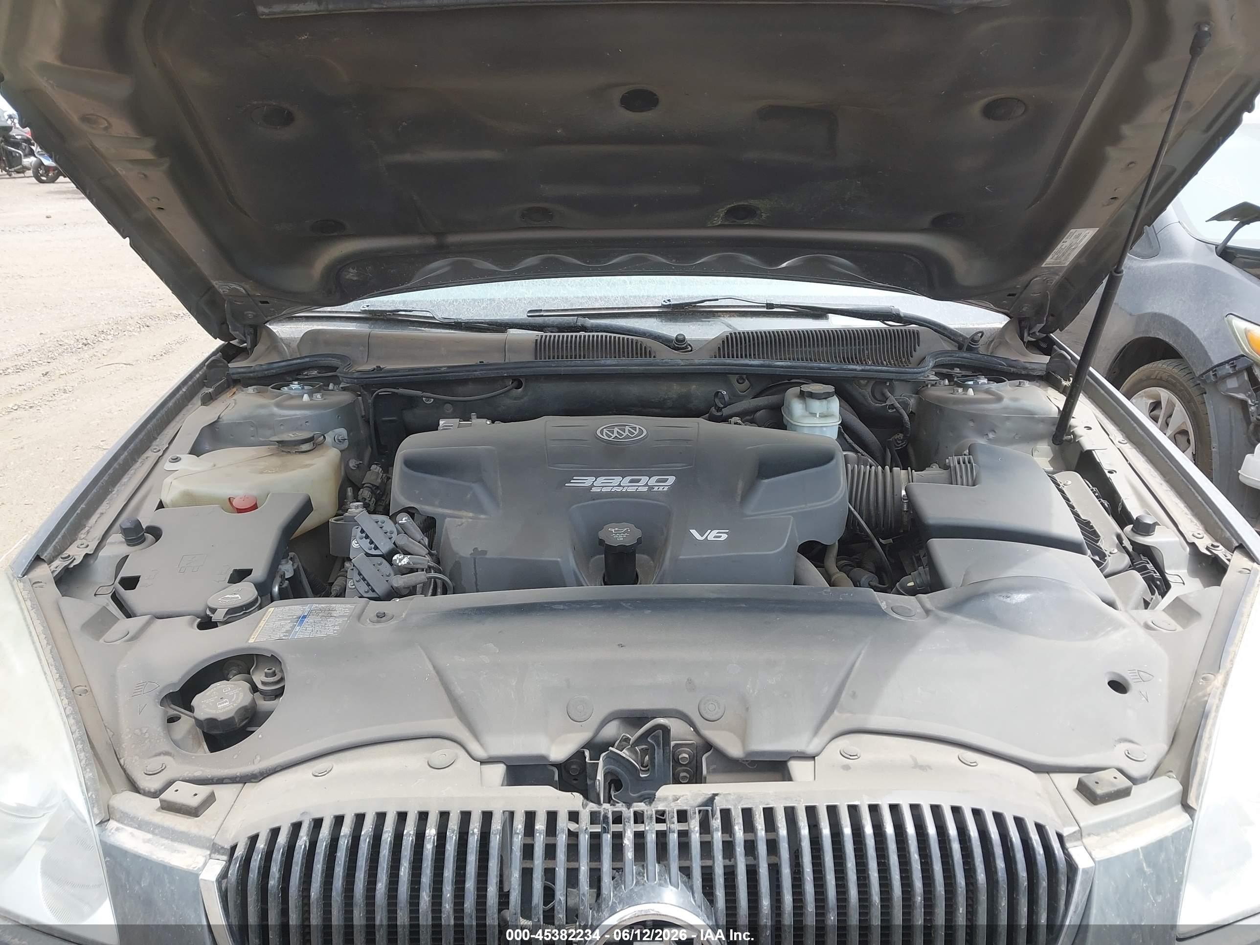 2007 Buick Lucerne Cxl Gray vin: 1G4HD57247U182876
