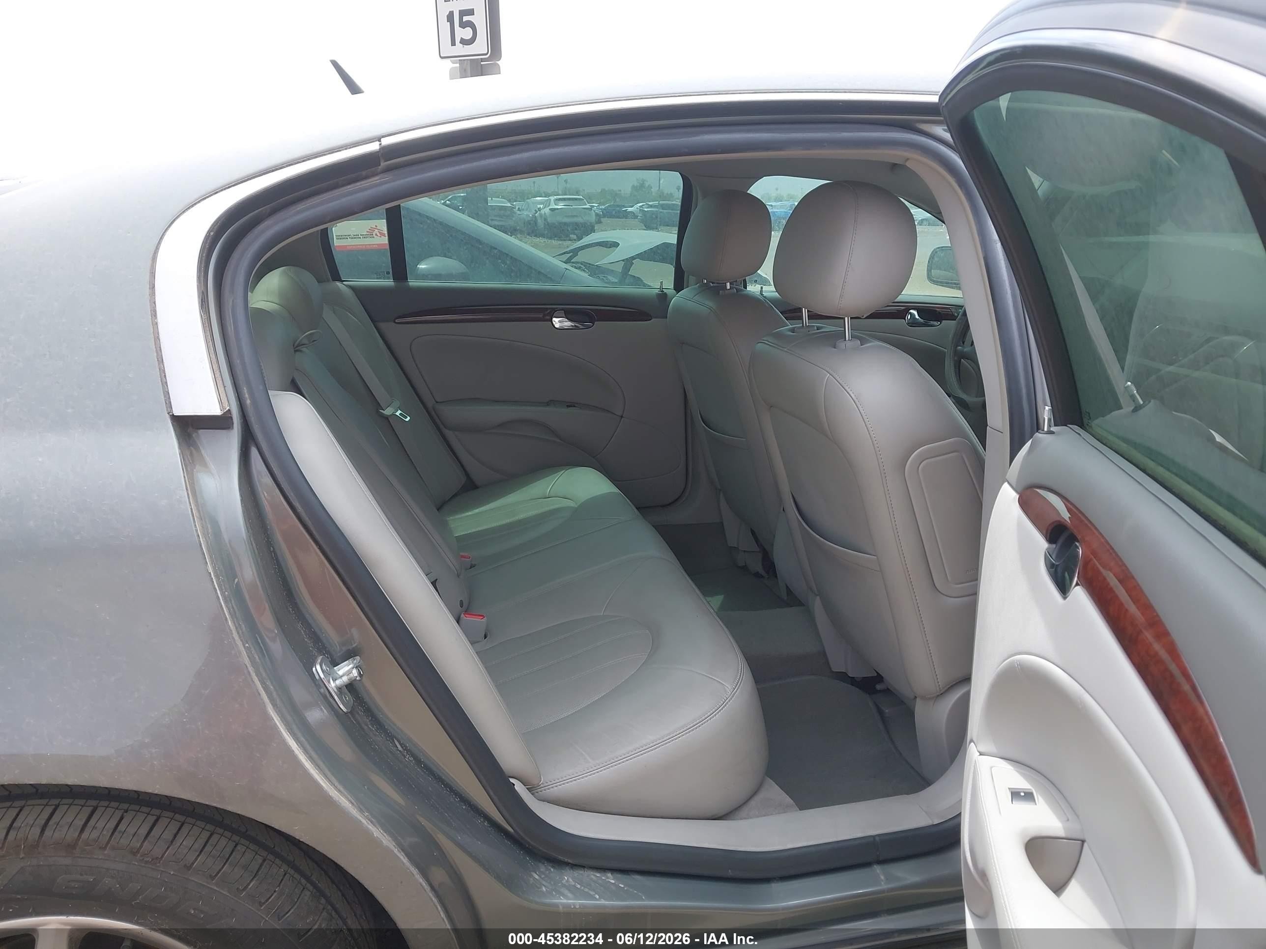 2007 Buick Lucerne Cxl Gray vin: 1G4HD57247U182876