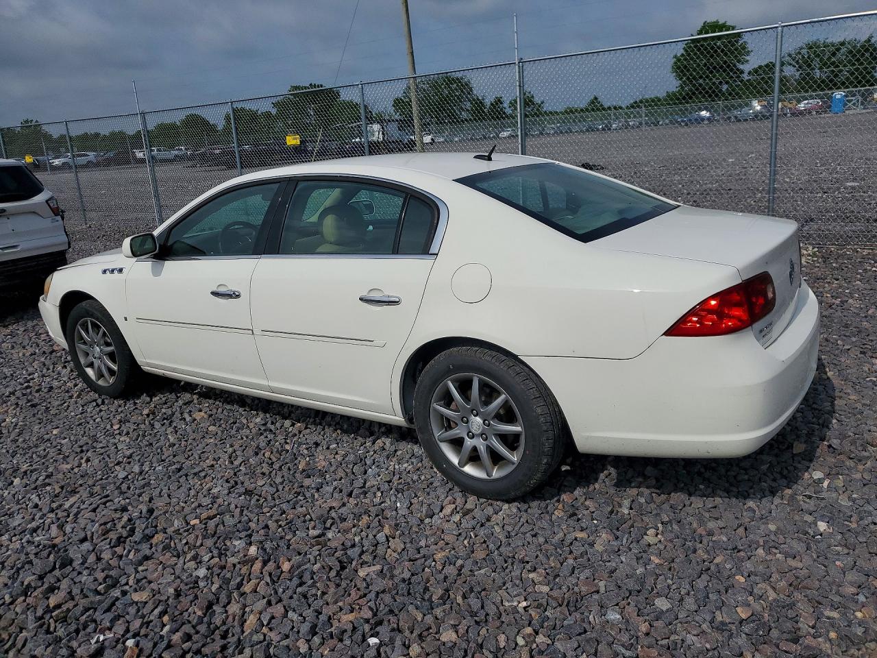 2007 Buick Lucerne Cxl White vin: 1G4HD57247U203886