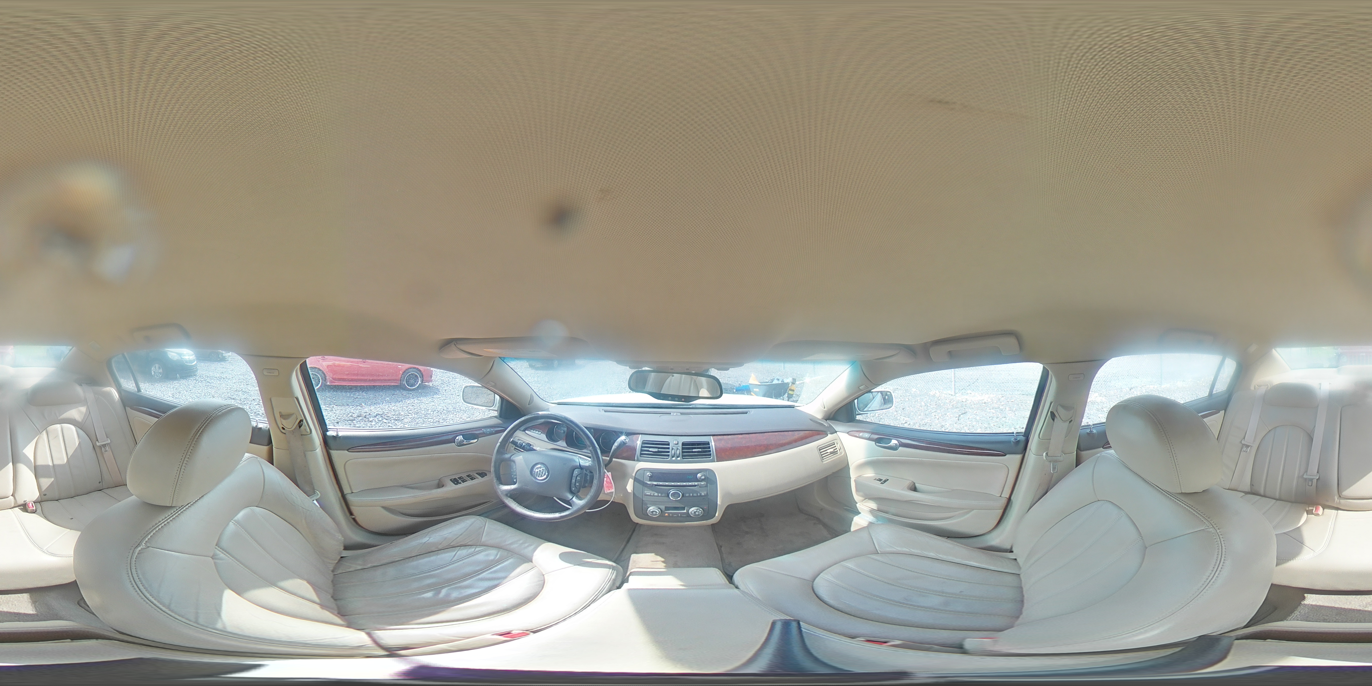 2007 Buick Lucerne Cxl White vin: 1G4HD57247U203886