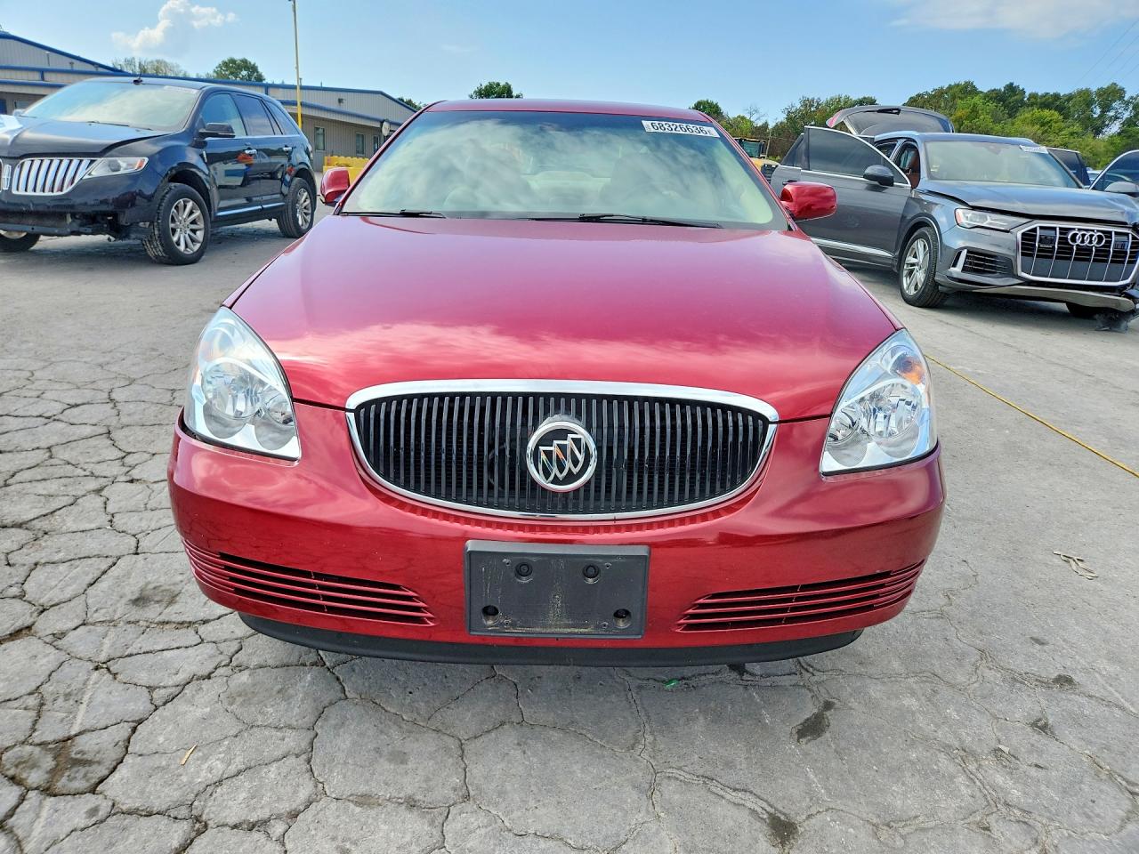 2007 Buick Lucerne Cxl Red vin: 1G4HD57247U230487