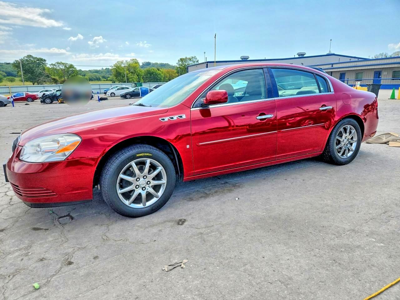2007 Buick Lucerne Cxl Red vin: 1G4HD57247U230487