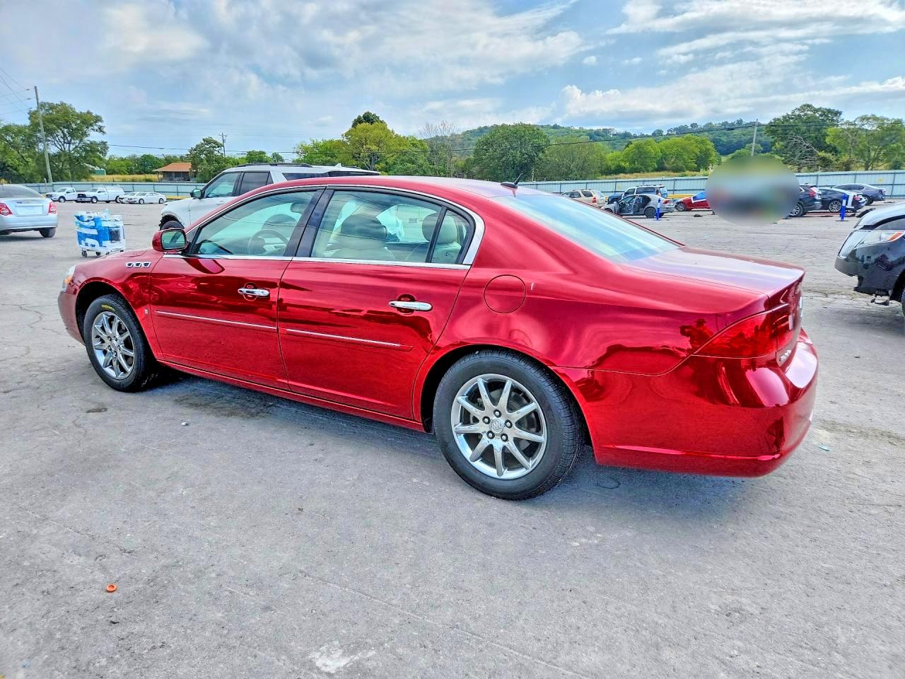 2007 Buick Lucerne Cxl Red vin: 1G4HD57247U230487