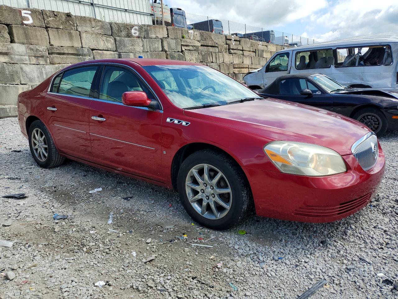 2008 Buick Lucerne Cxl Red vin: 1G4HD57248U148972