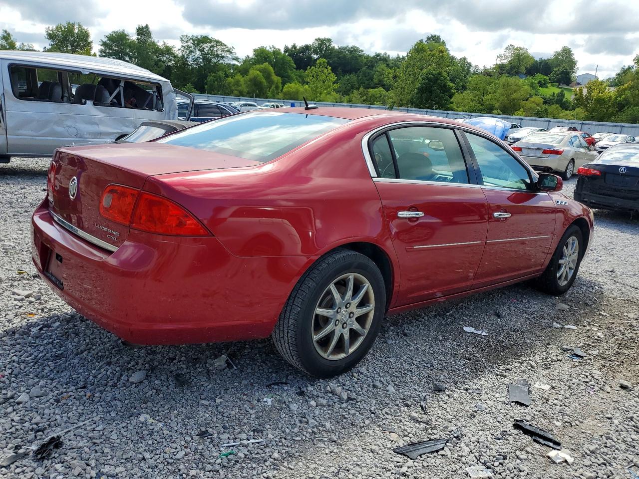 2008 Buick Lucerne Cxl Red vin: 1G4HD57248U148972