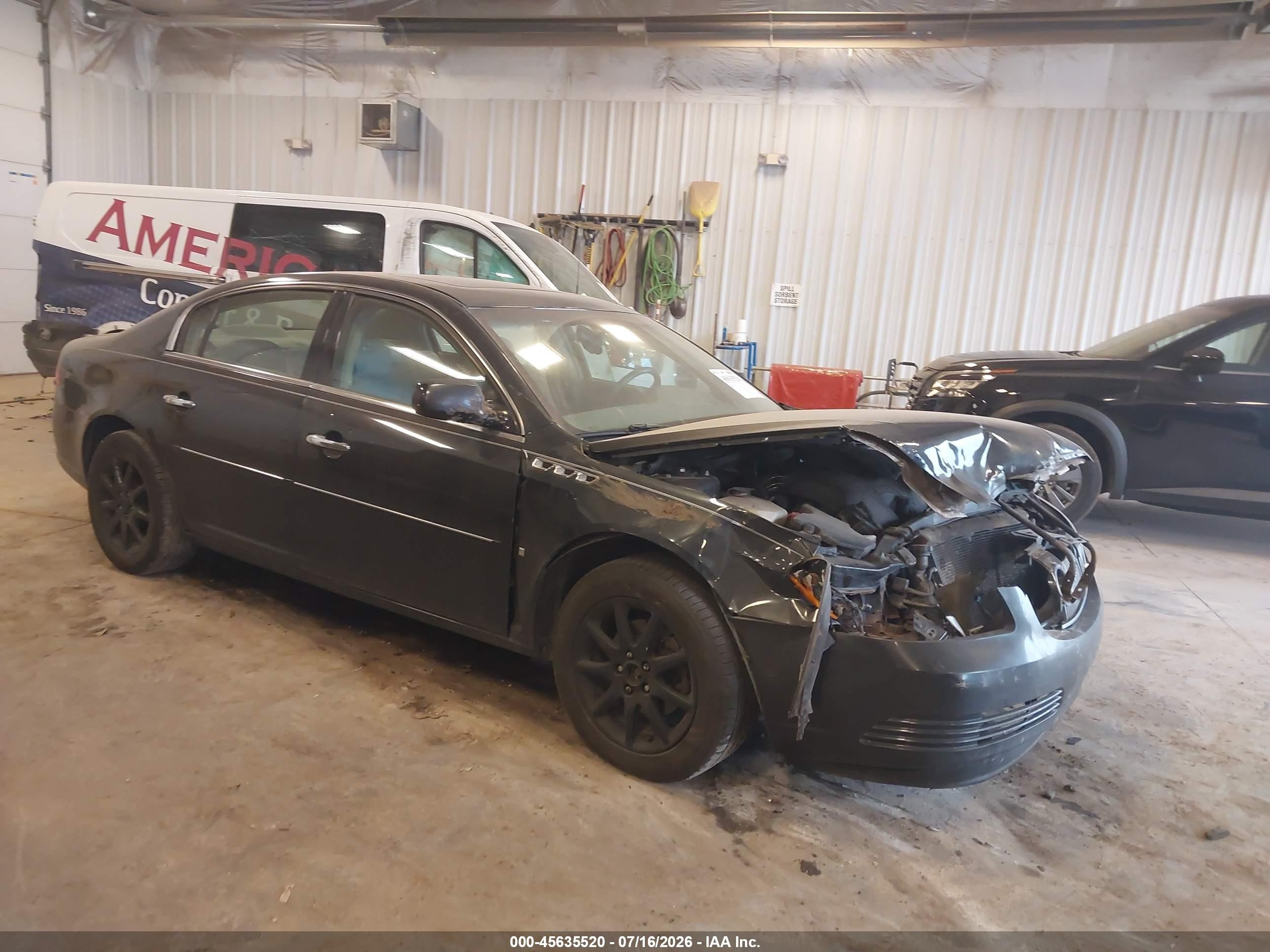 2008 Buick Lucerne Cxl Черный vin: 1G4HD57248U188453