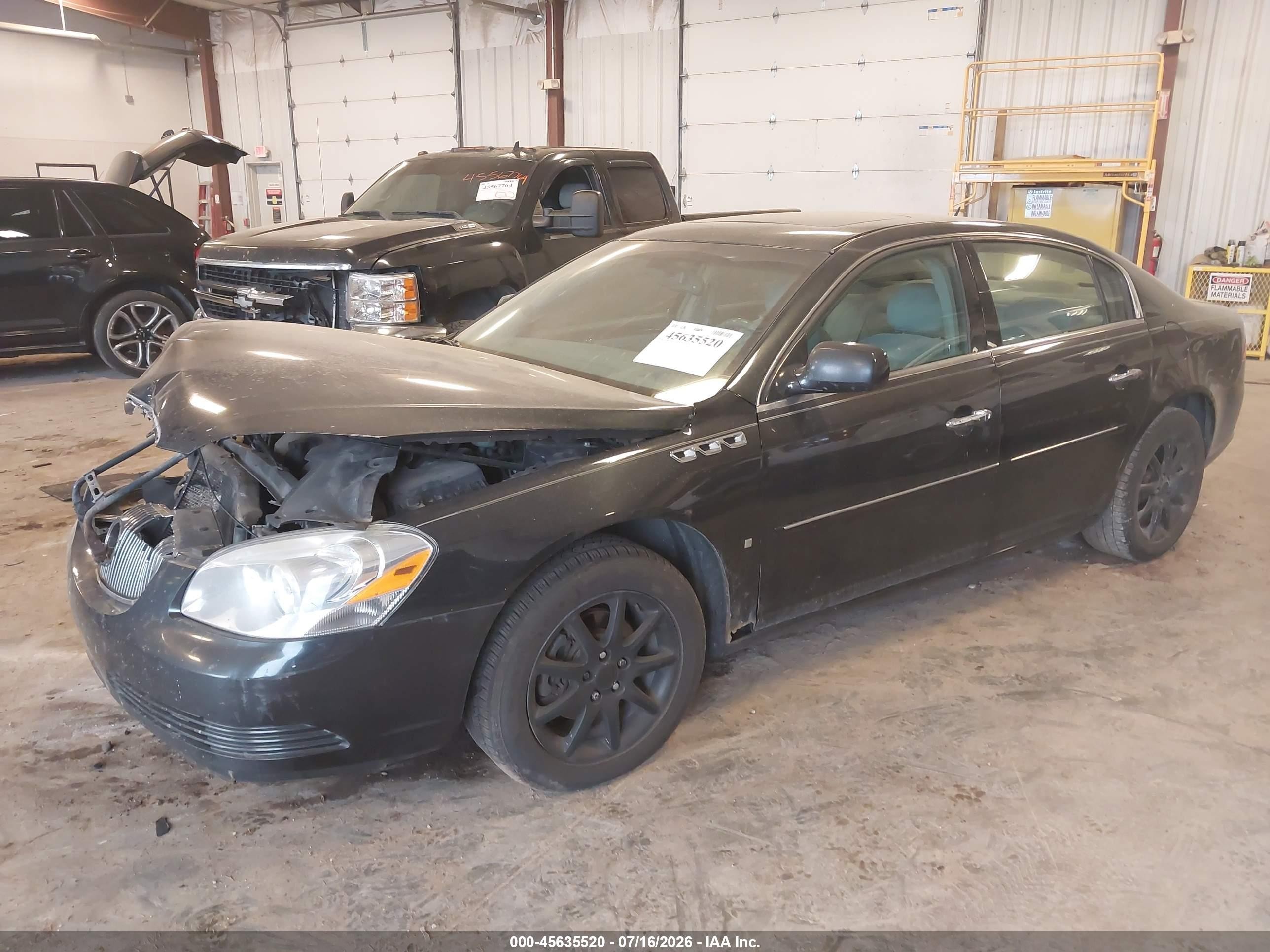 2008 Buick Lucerne Cxl Black vin: 1G4HD57248U188453