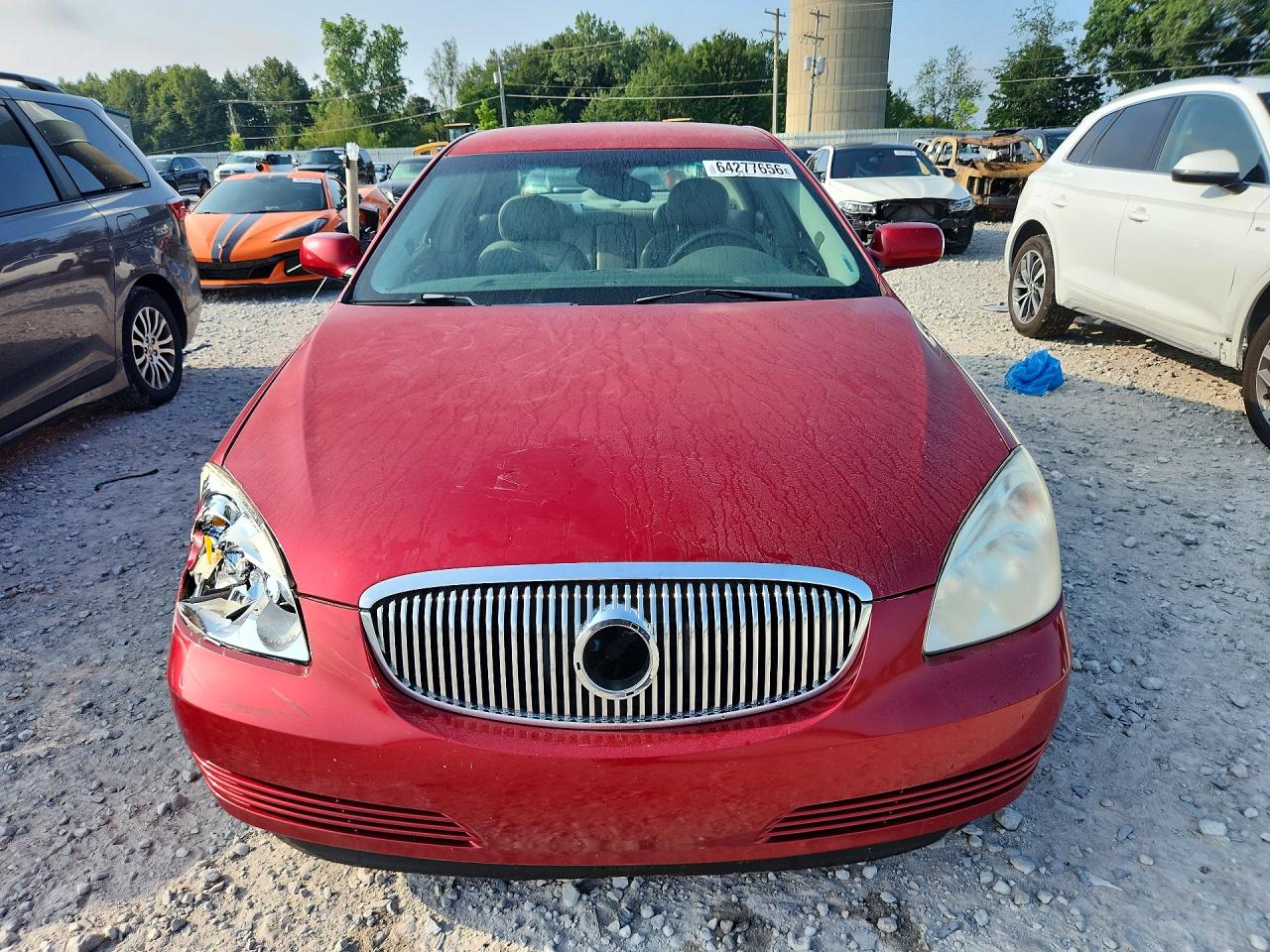 2008 Buick Lucerne Cxl Red vin: 1G4HD57248U192289