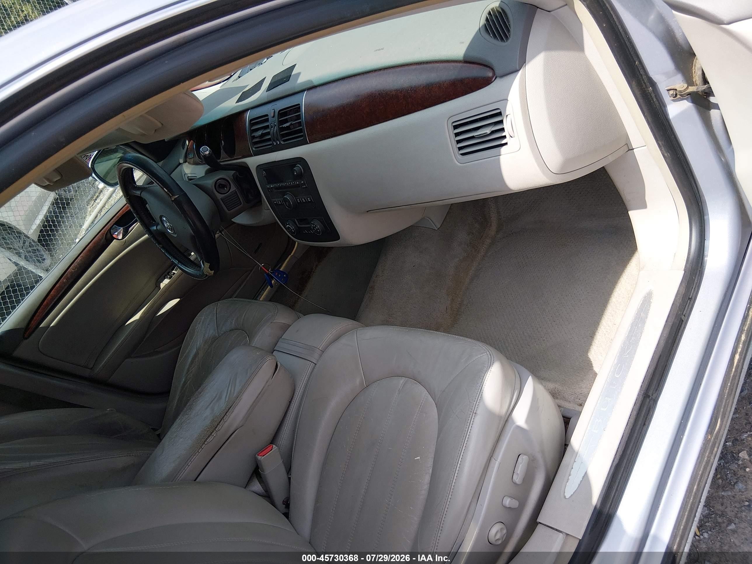 2006 Buick Lucerne Cxl Silver vin: 1G4HD57256U185140