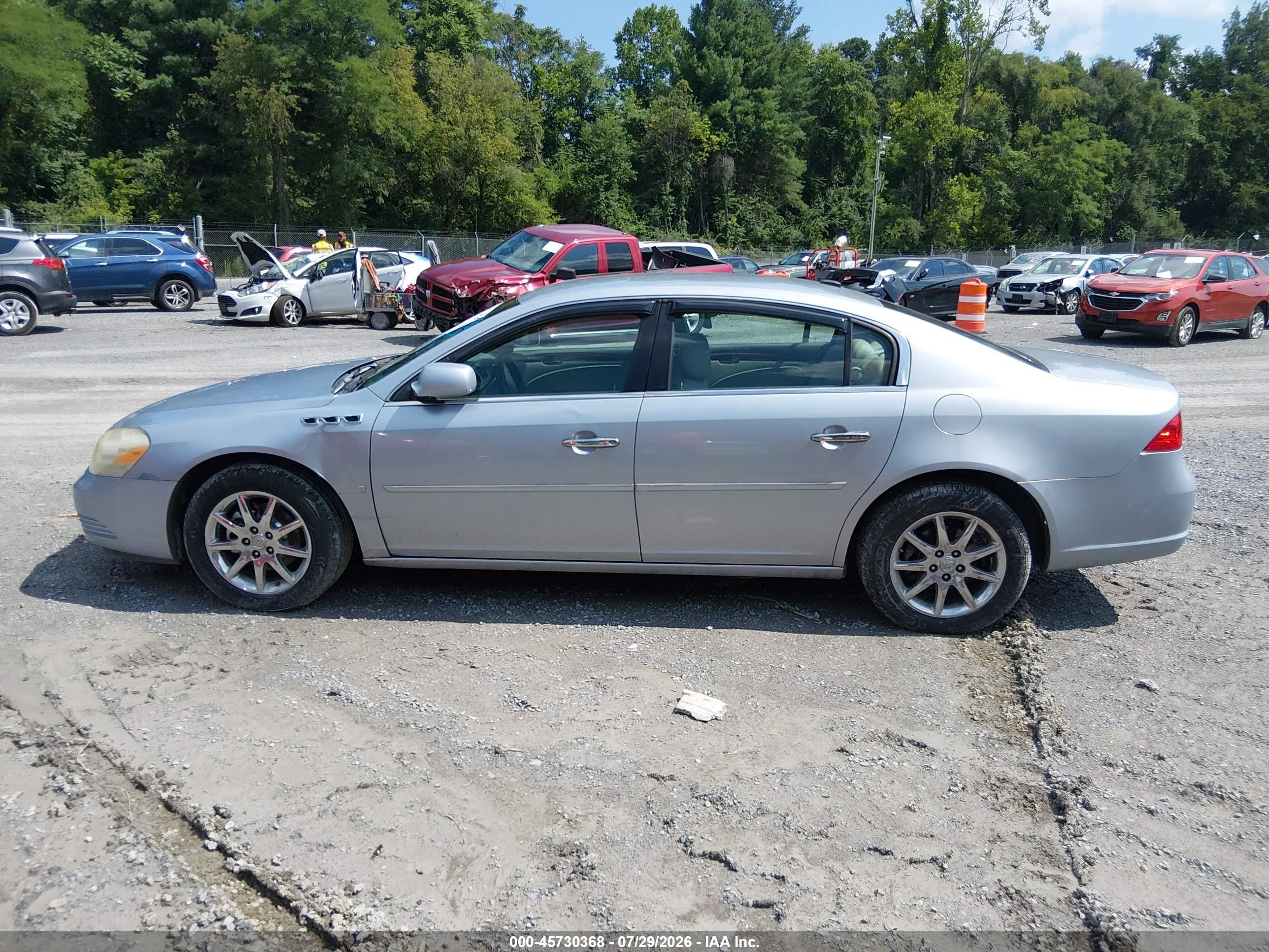 2006 Buick Lucerne Cxl Silver vin: 1G4HD57256U185140