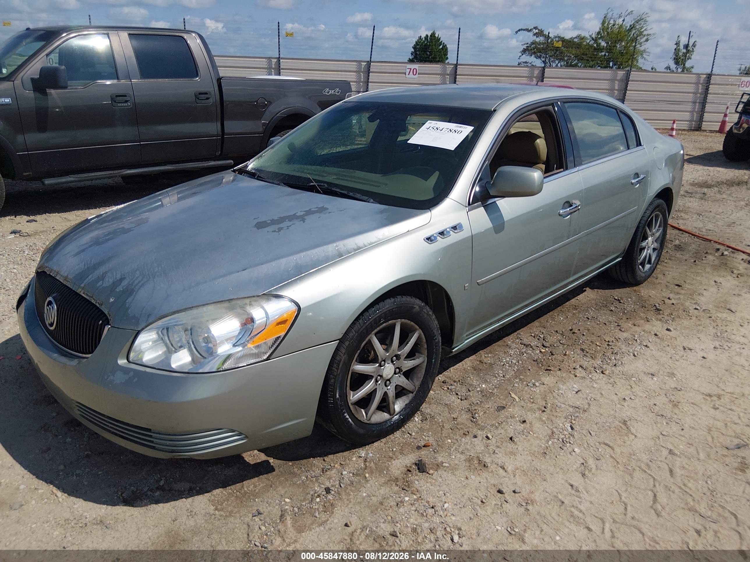 2006 Buick Lucerne Cxl Green vin: 1G4HD57256U226933
