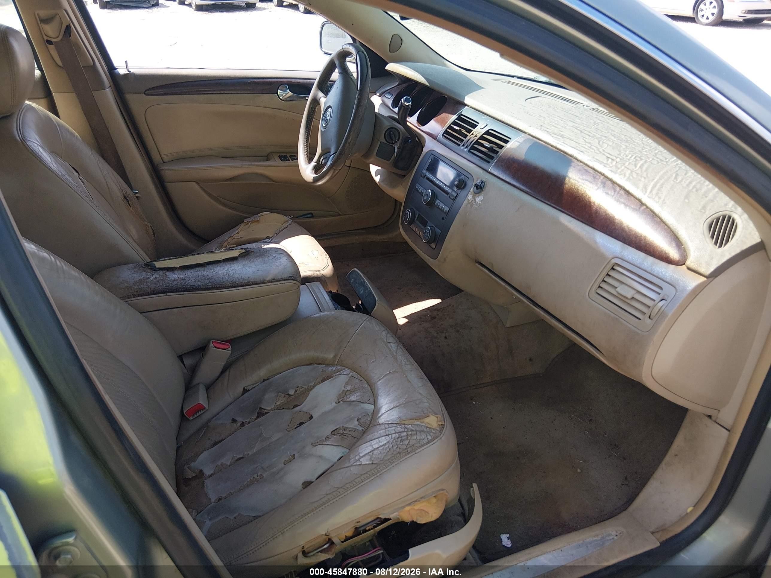 2006 Buick Lucerne Cxl Green vin: 1G4HD57256U226933