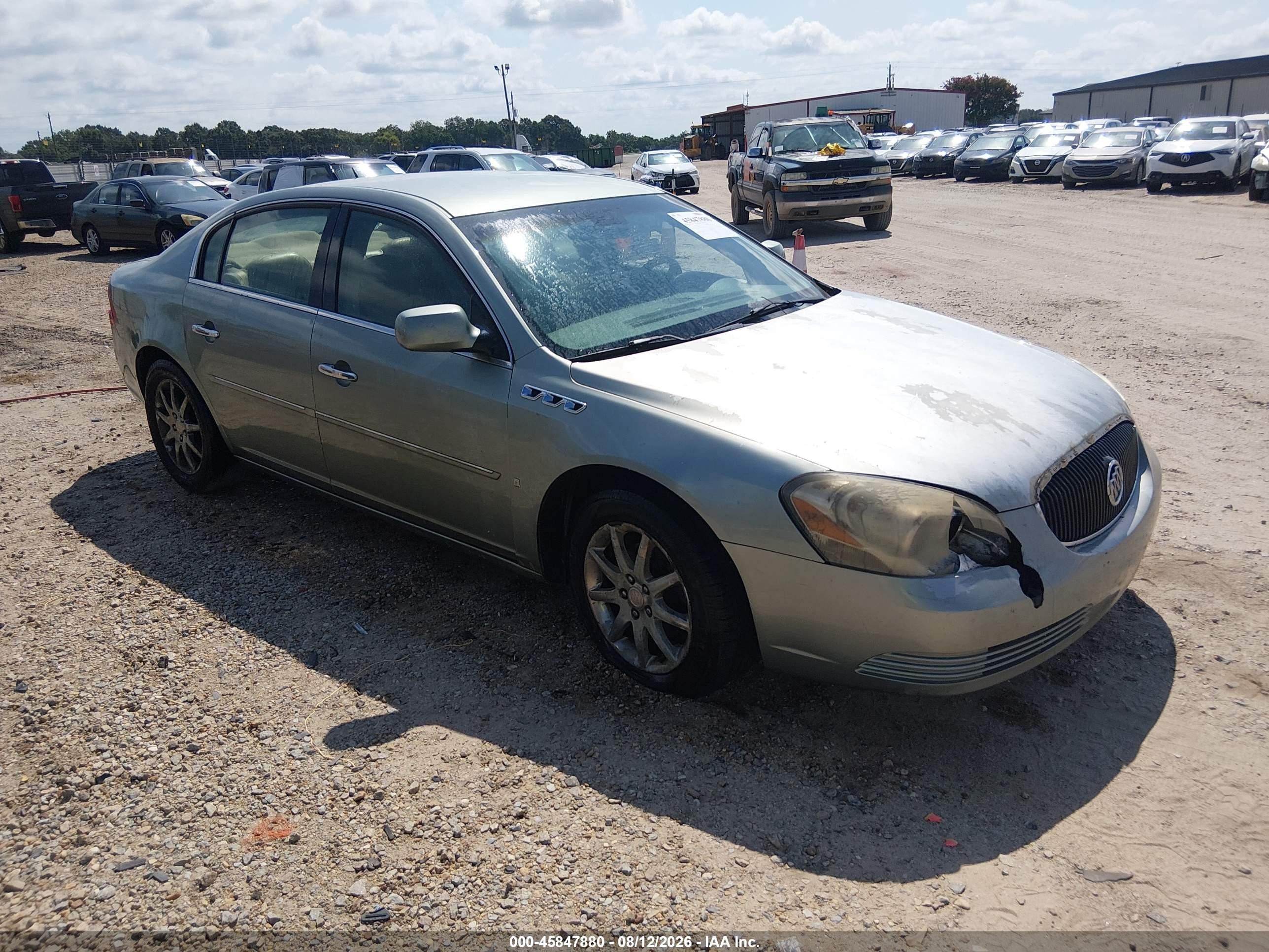 2006 Buick Lucerne Cxl Green vin: 1G4HD57256U226933