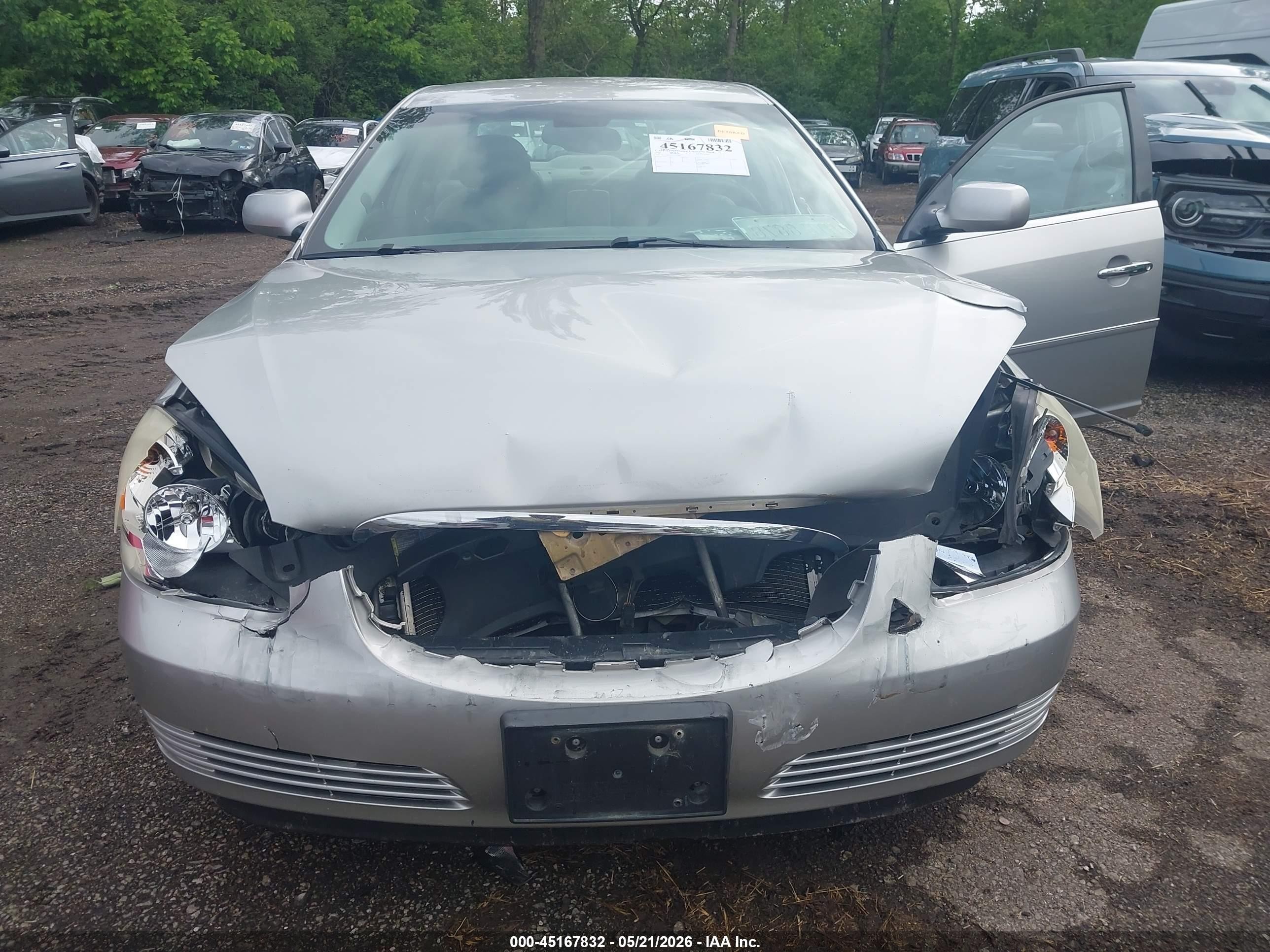 2007 Buick Lucerne Cxl Gray vin: 1G4HD57257U197063