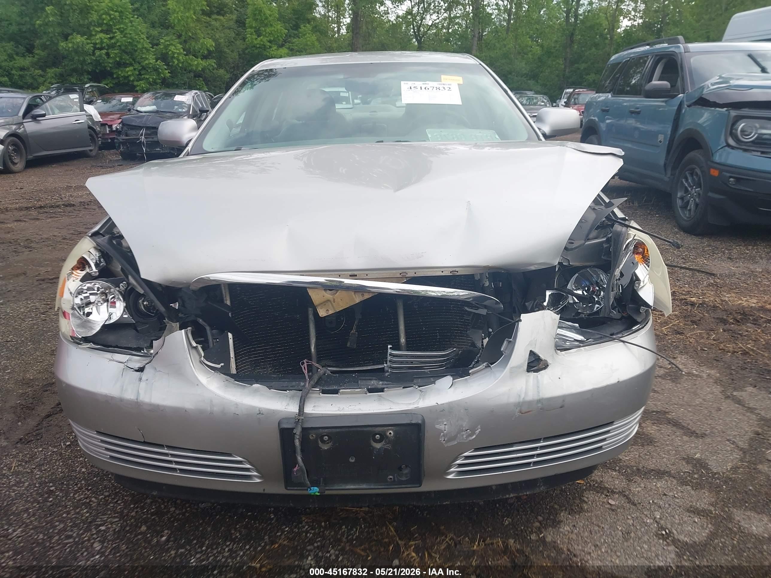 2007 Buick Lucerne Cxl Gray vin: 1G4HD57257U197063