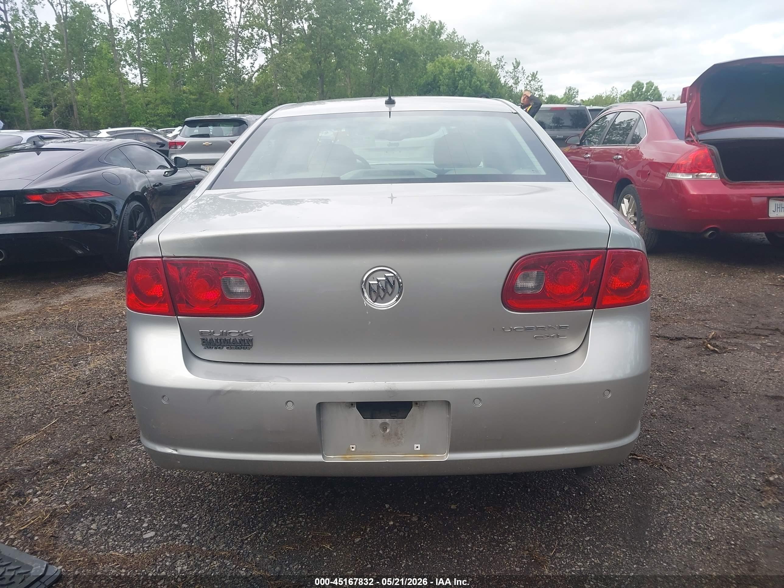 2007 Buick Lucerne Cxl Gray vin: 1G4HD57257U197063