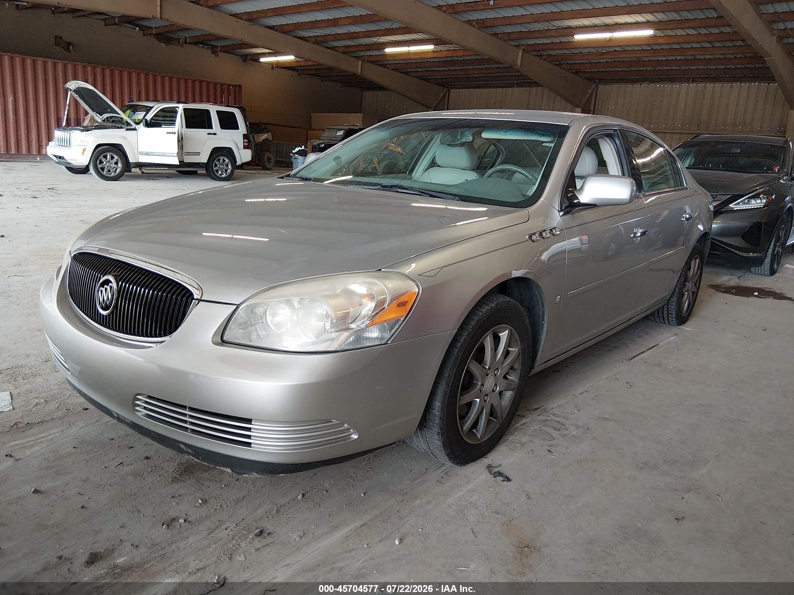 2007 Buick Lucerne Cxl Silver vin: 1G4HD57257U209356