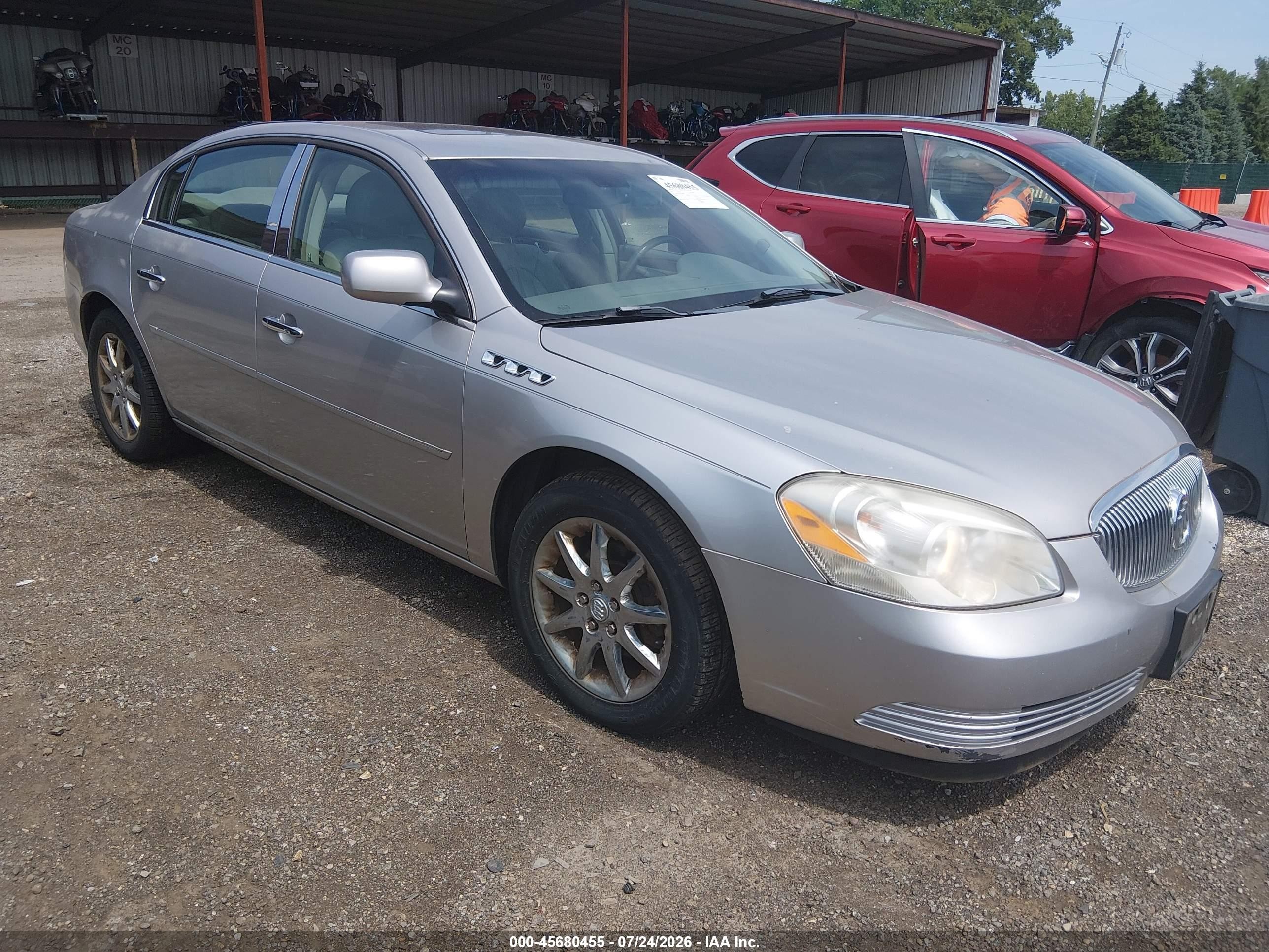2007 Buick Lucerne Cxl Silver vin: 1G4HD57257U224908
