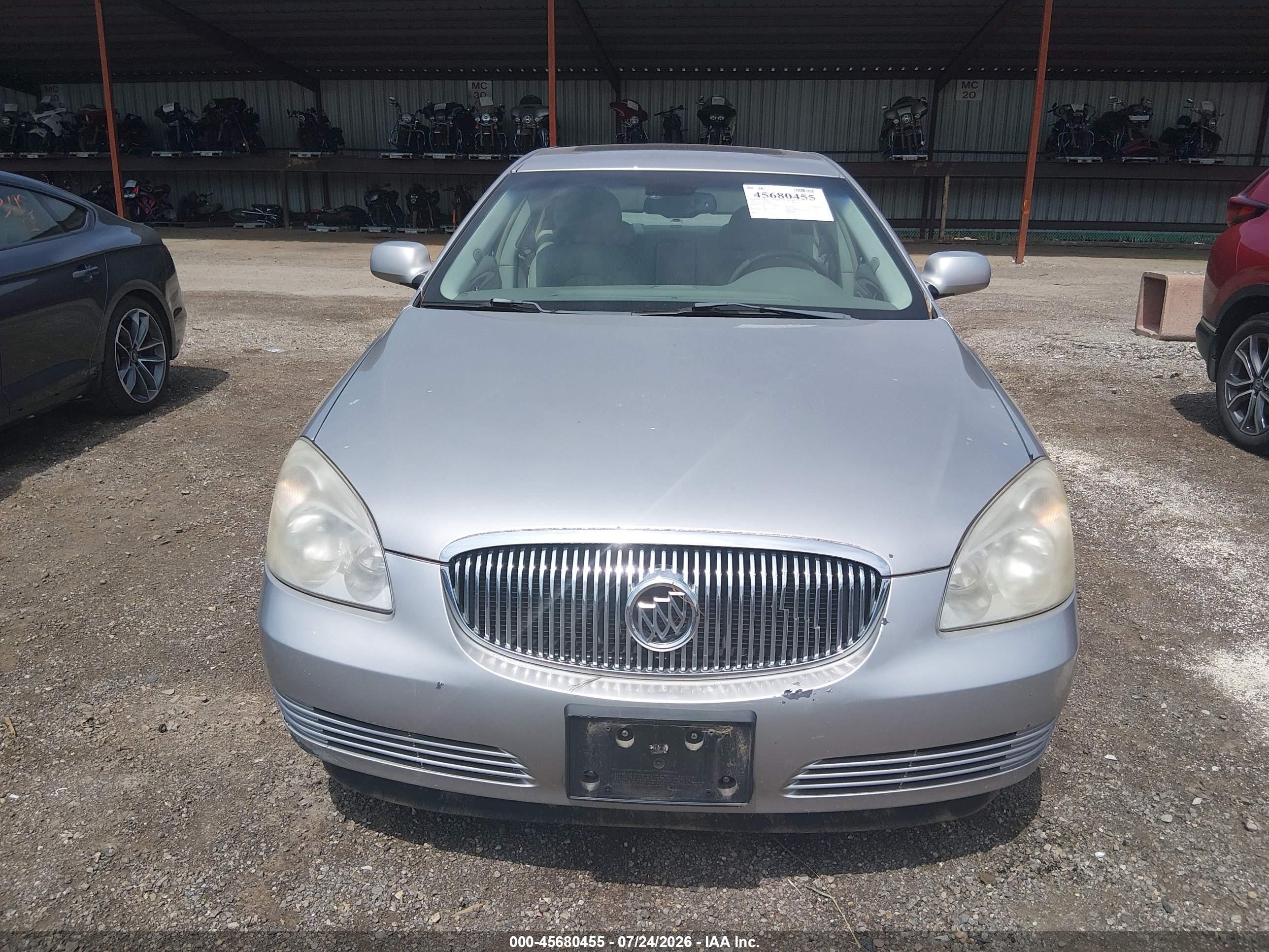 2007 Buick Lucerne Cxl Silver vin: 1G4HD57257U224908