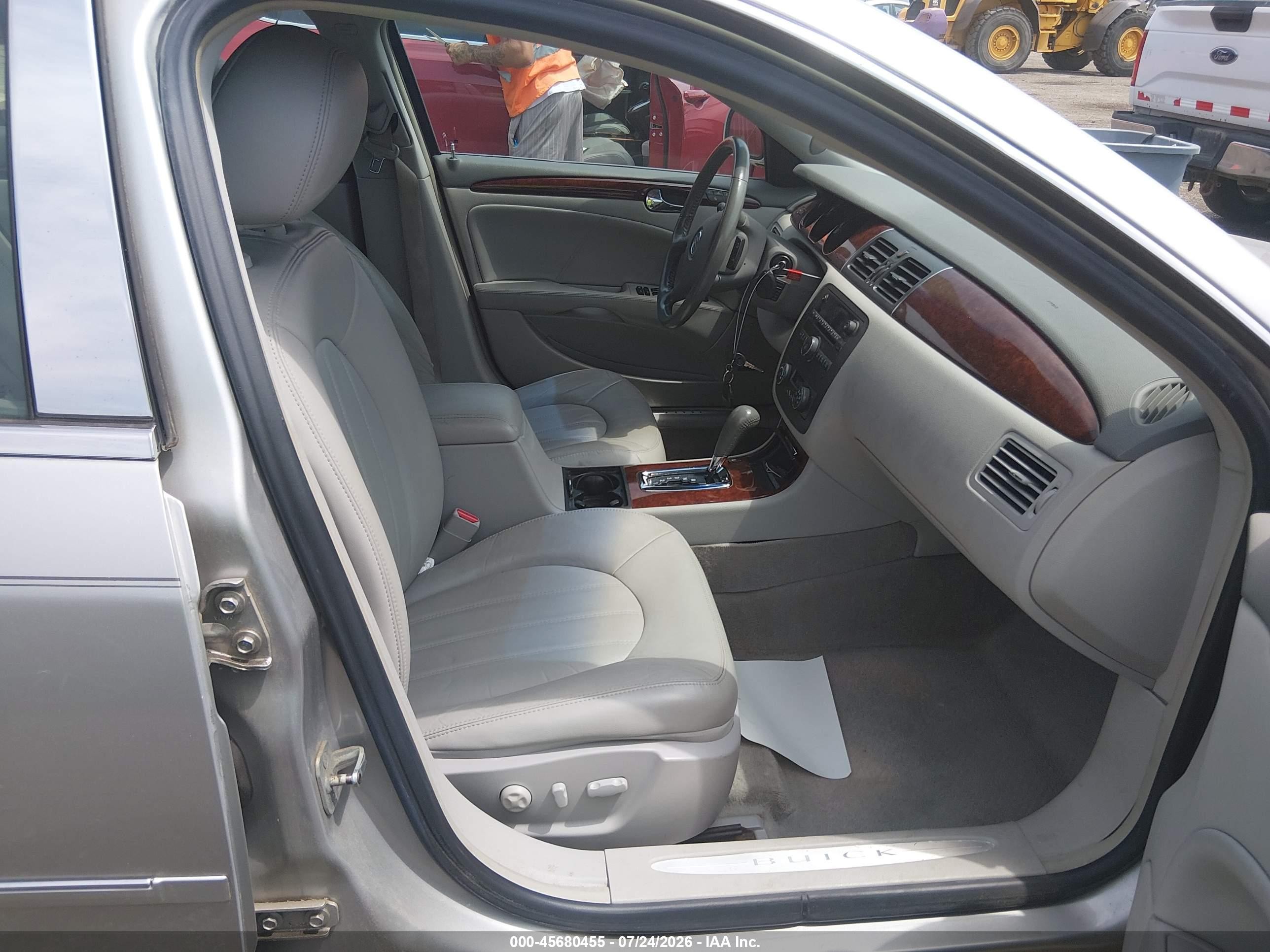 2007 Buick Lucerne Cxl Silver vin: 1G4HD57257U224908