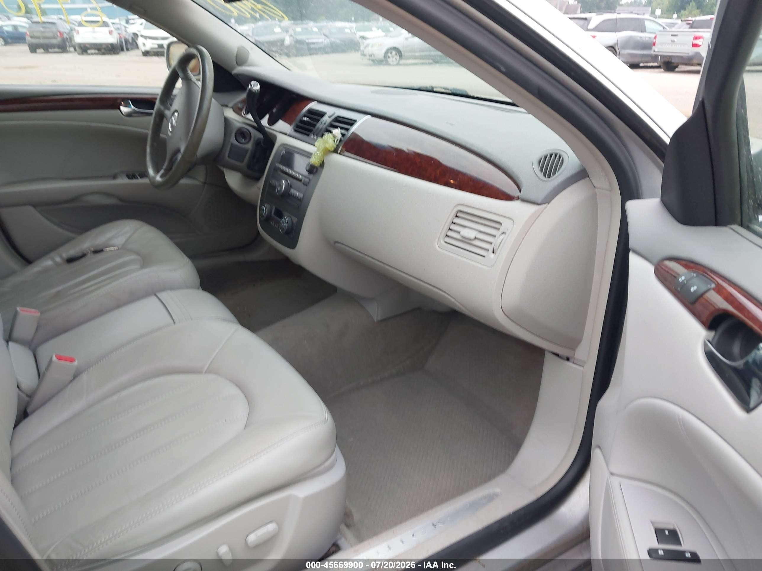 2007 Buick Lucerne Cxl Silver vin: 1G4HD57257U225122