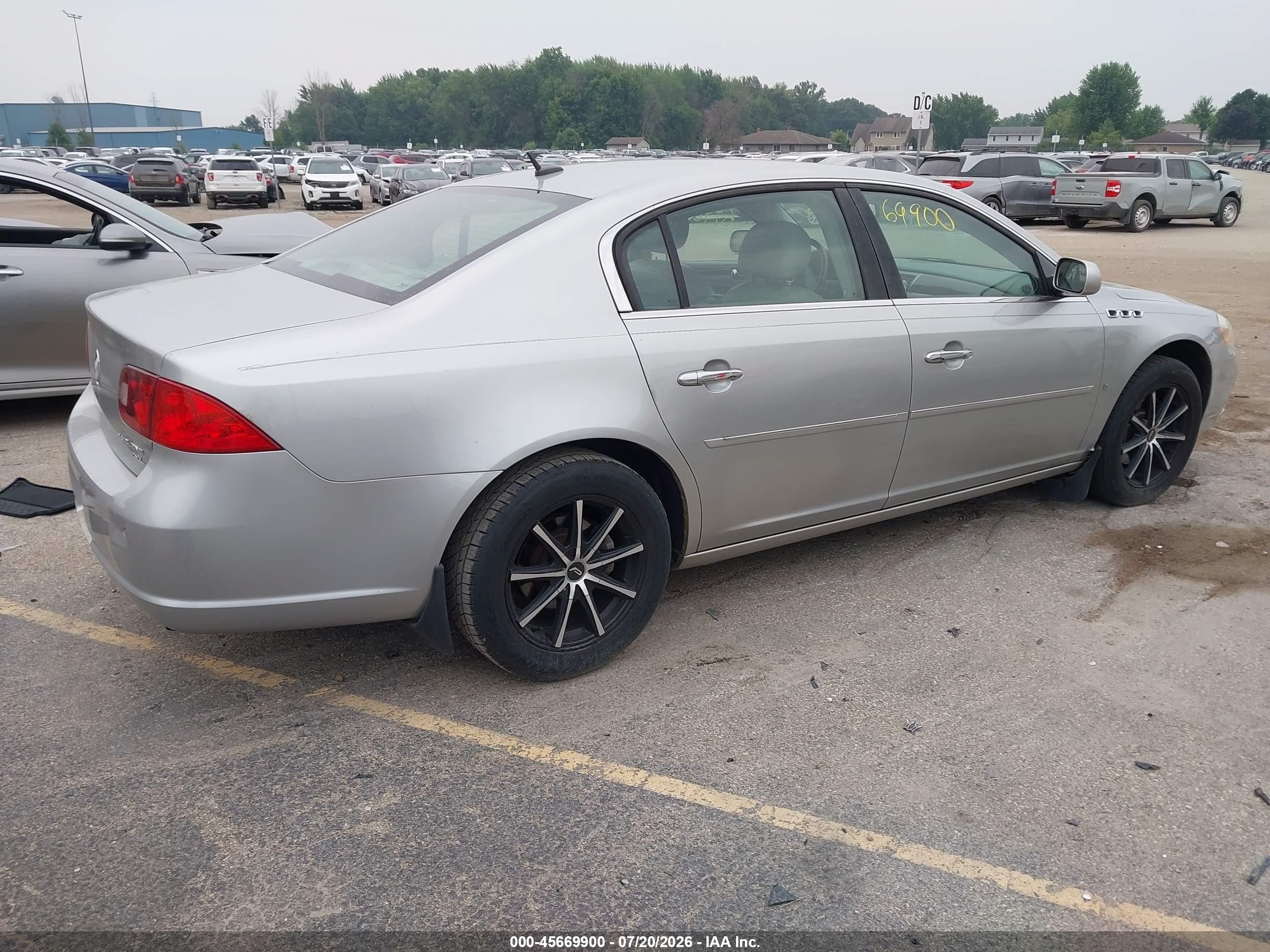 2007 Buick Lucerne Cxl Silver vin: 1G4HD57257U225122