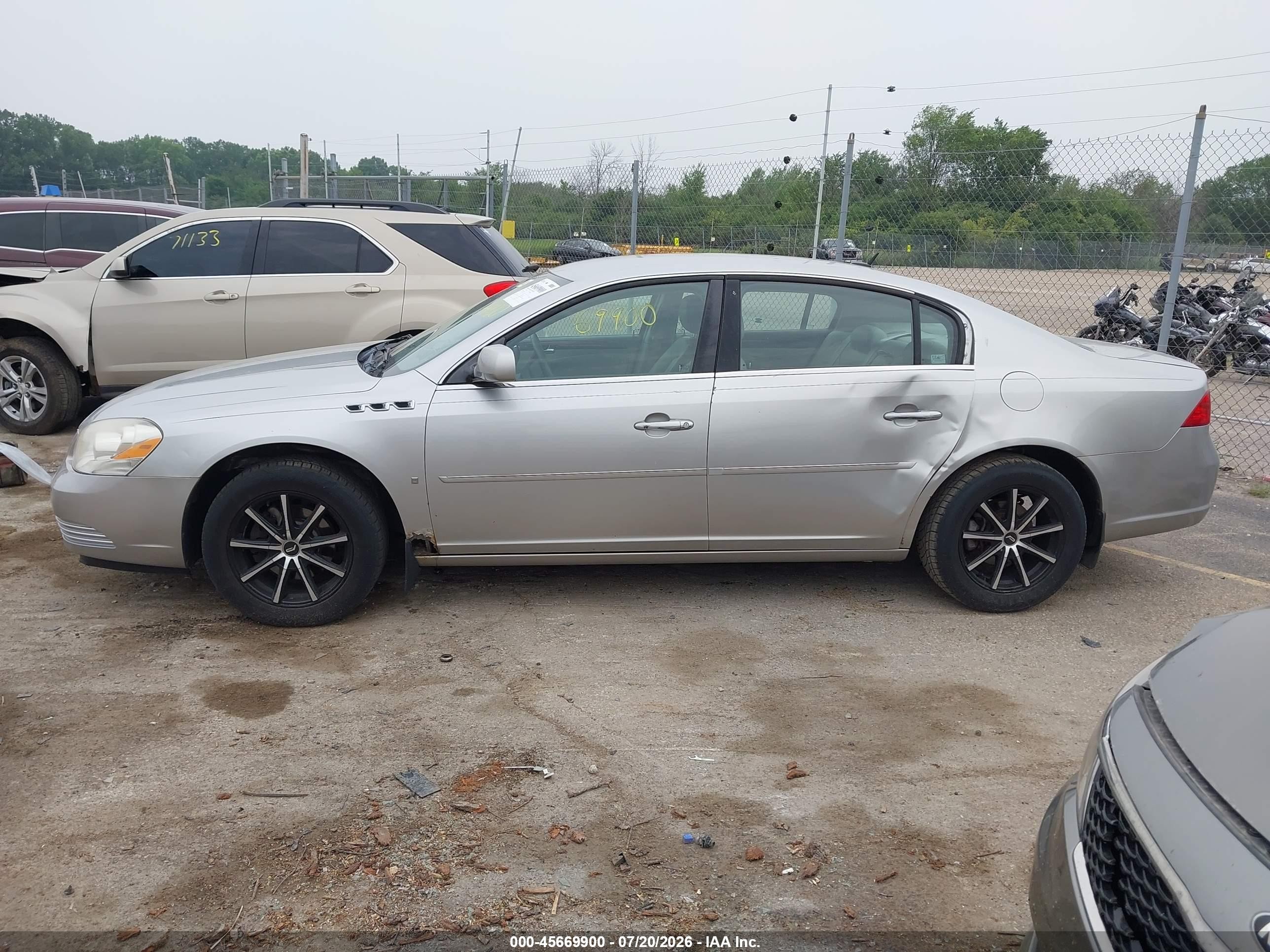 2007 Buick Lucerne Cxl Silver vin: 1G4HD57257U225122