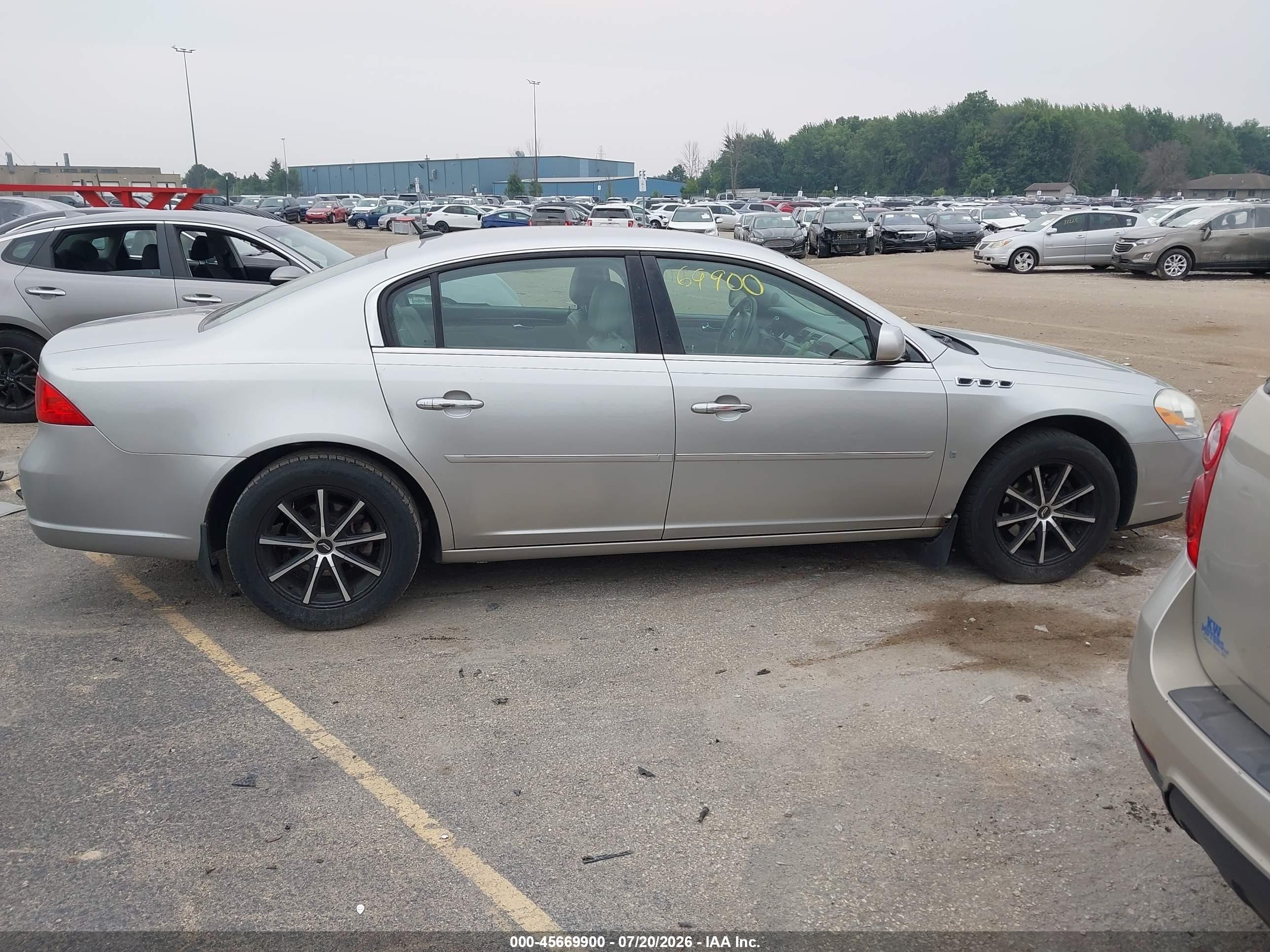2007 Buick Lucerne Cxl Silver vin: 1G4HD57257U225122