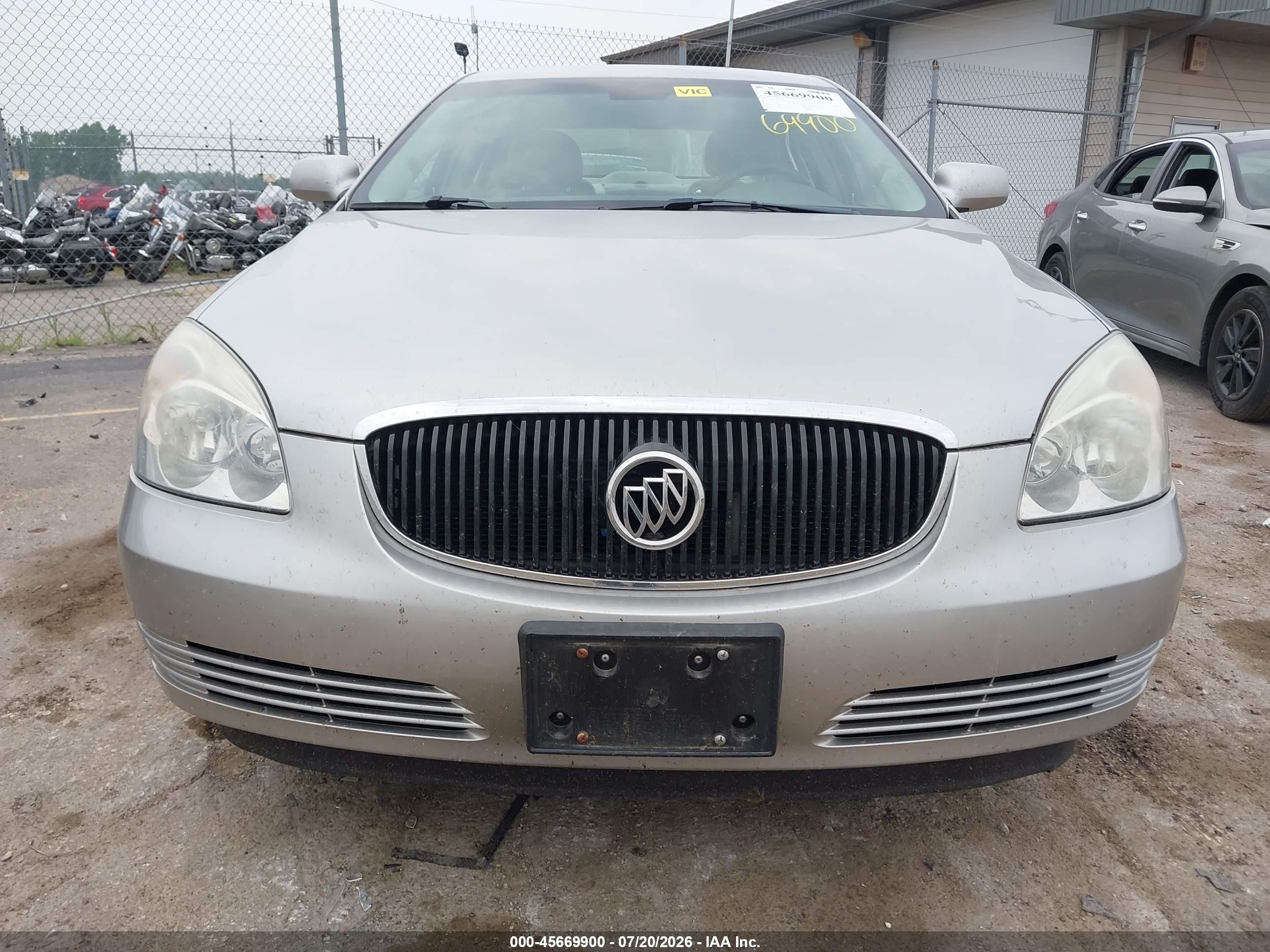 2007 Buick Lucerne Cxl Silver vin: 1G4HD57257U225122