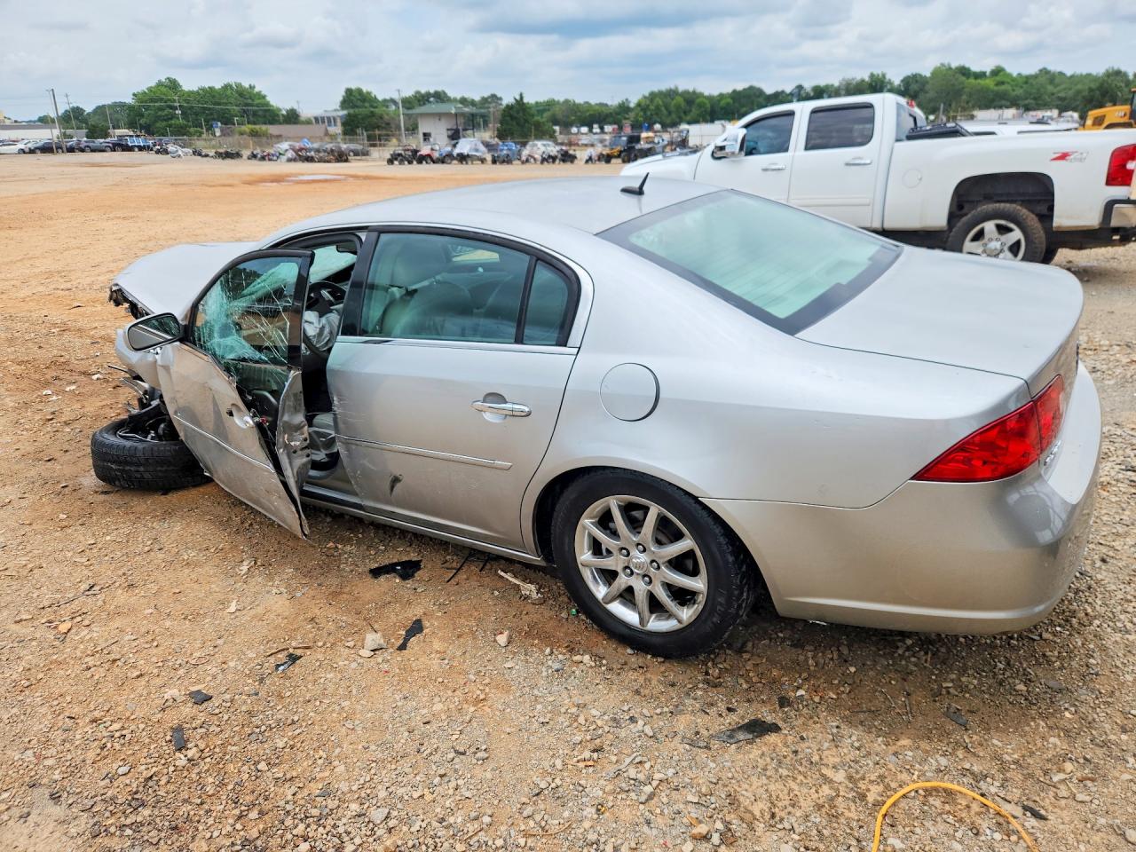 2007 Buick Lucerne Cxl Silver vin: 1G4HD57257U225749