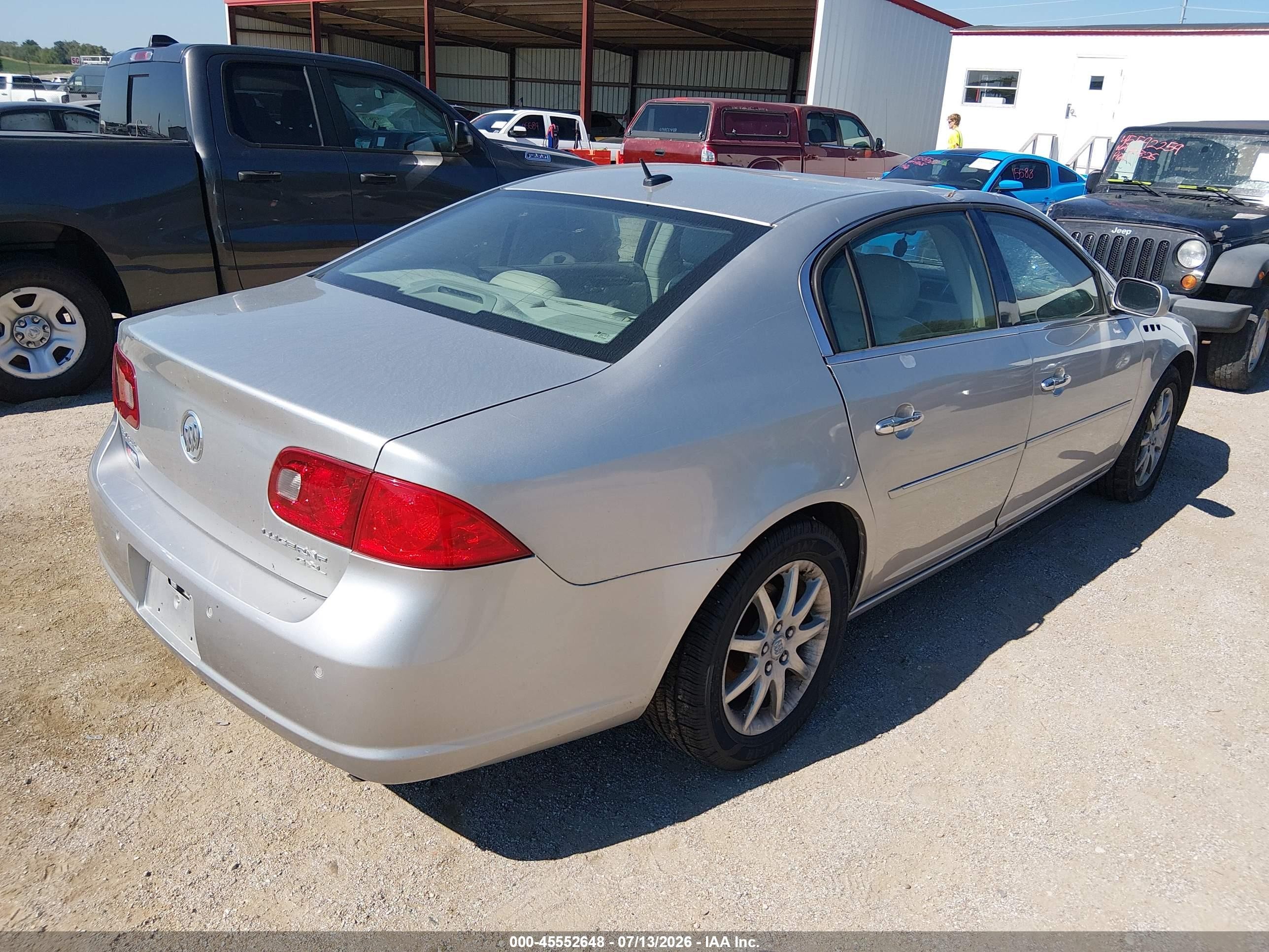 2007 Buick Lucerne Cxl Silver vin: 1G4HD57257U229767