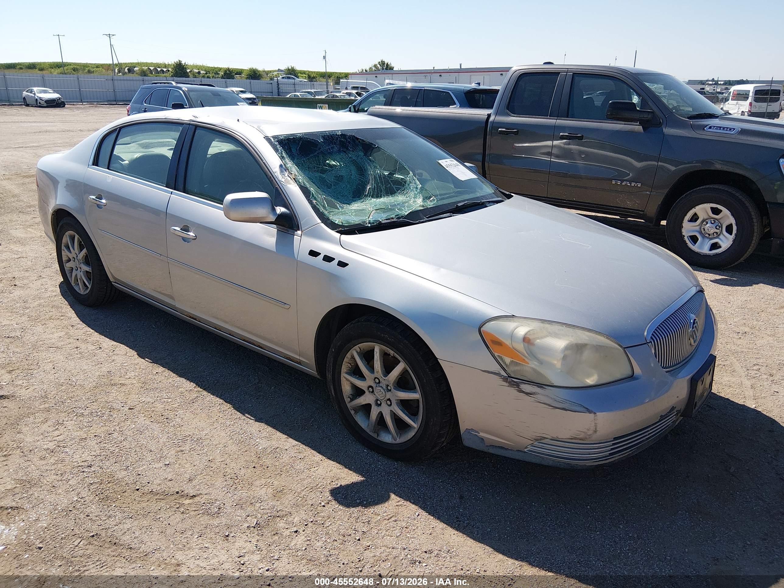 2007 Buick Lucerne Cxl Серебряный vin: 1G4HD57257U229767
