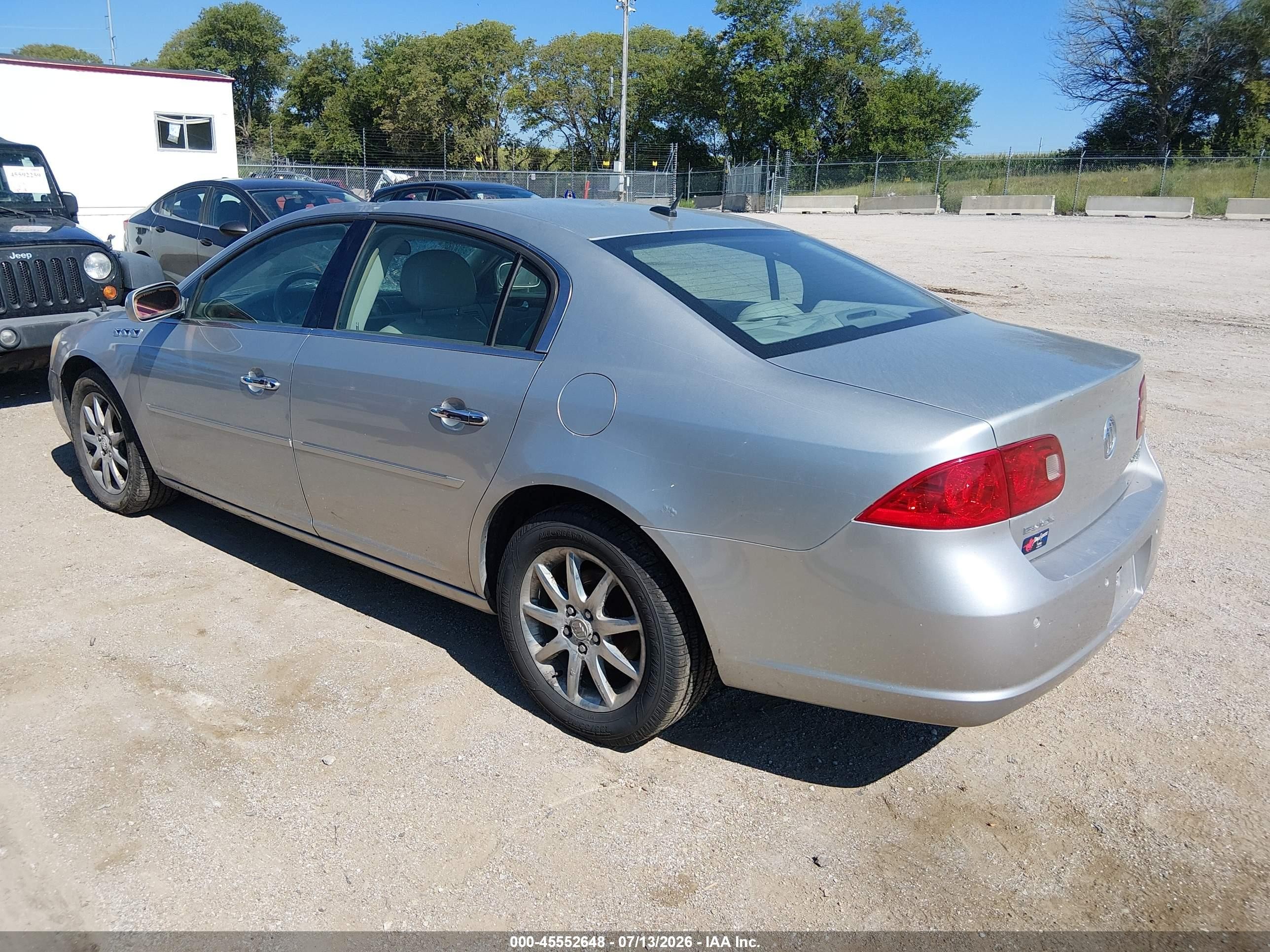 2007 Buick Lucerne Cxl Silver vin: 1G4HD57257U229767