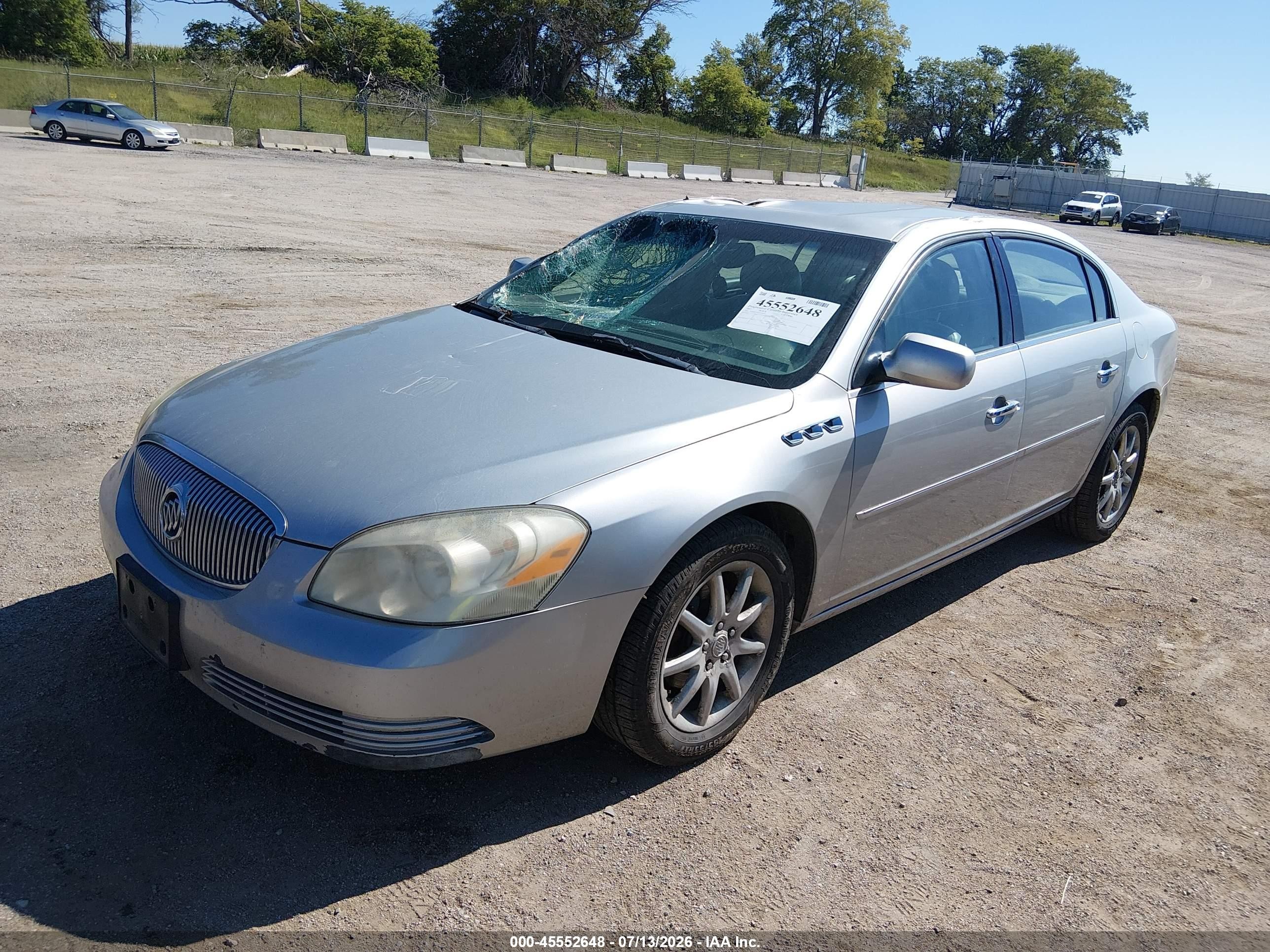 2007 Buick Lucerne Cxl Silver vin: 1G4HD57257U229767