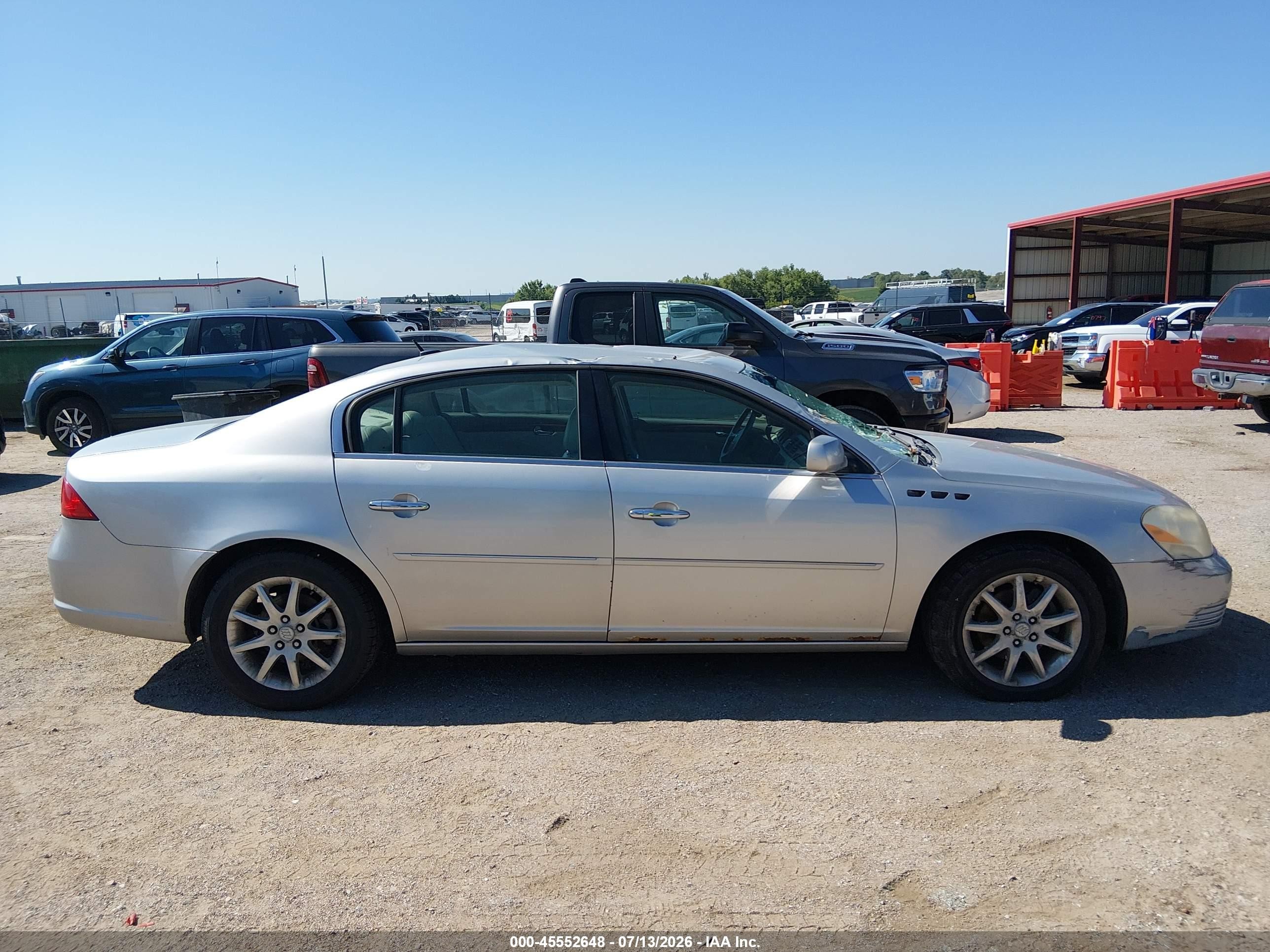 2007 Buick Lucerne Cxl Silver vin: 1G4HD57257U229767