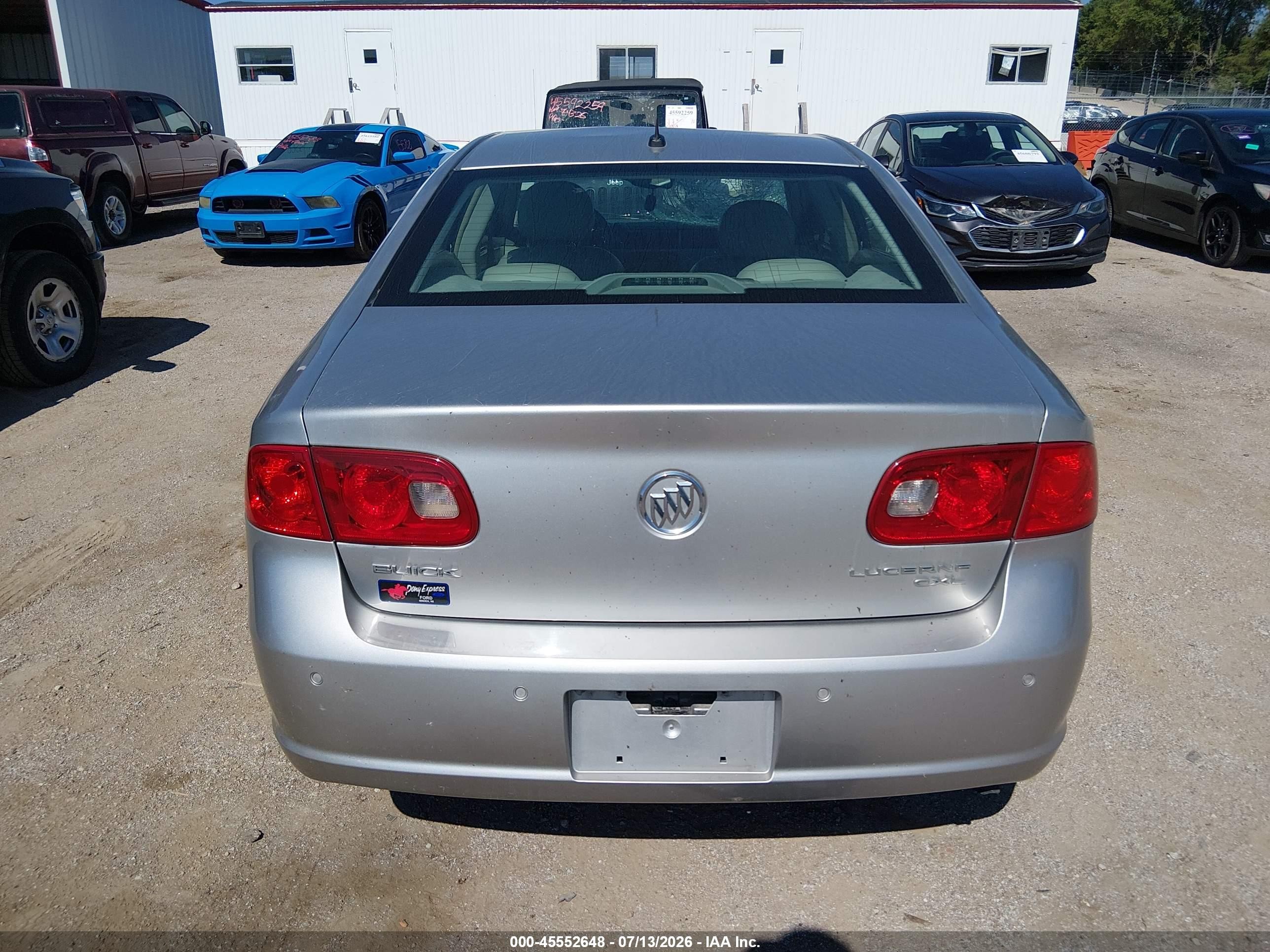 2007 Buick Lucerne Cxl Silver vin: 1G4HD57257U229767