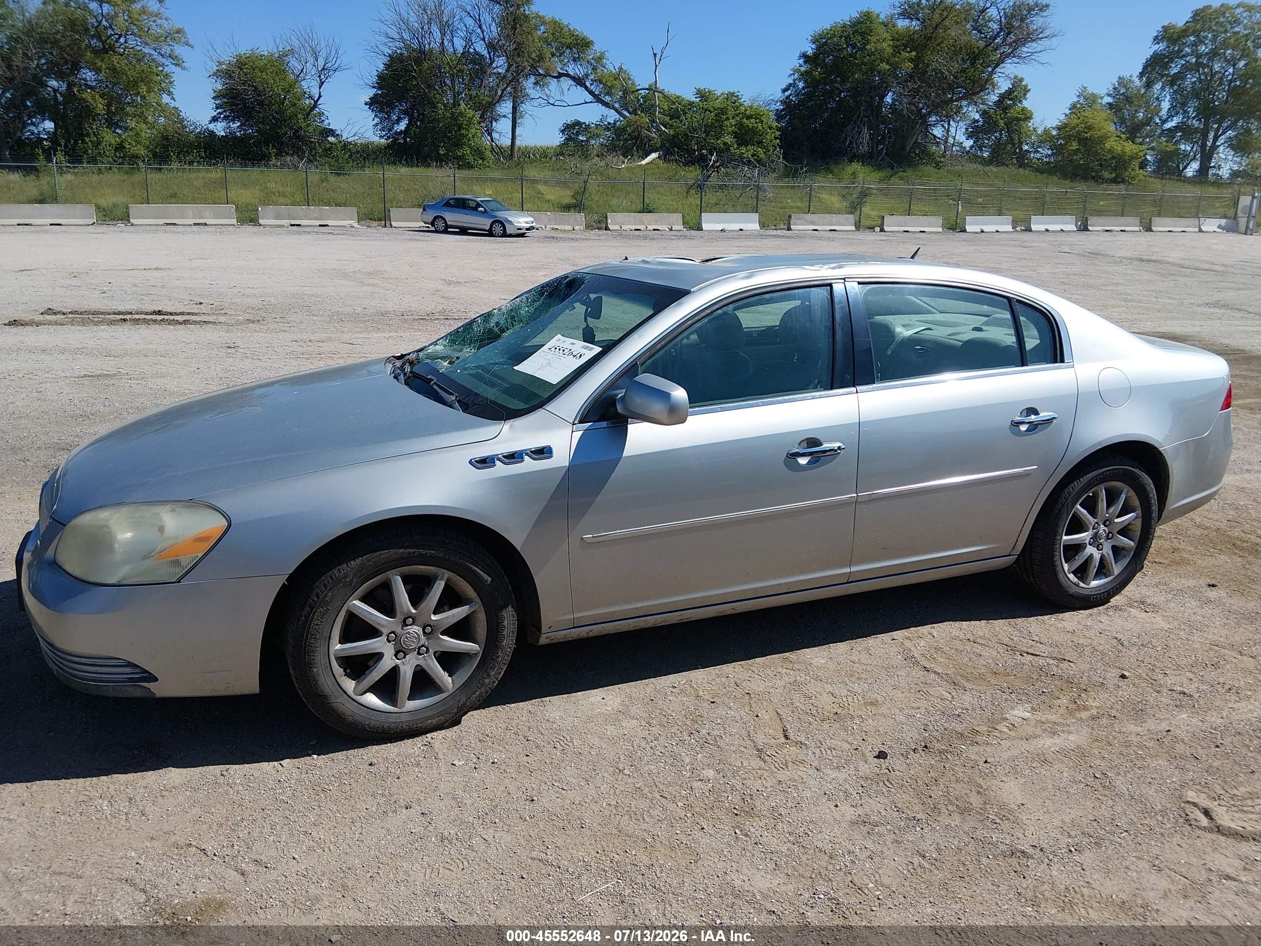 2007 Buick Lucerne Cxl Silver vin: 1G4HD57257U229767