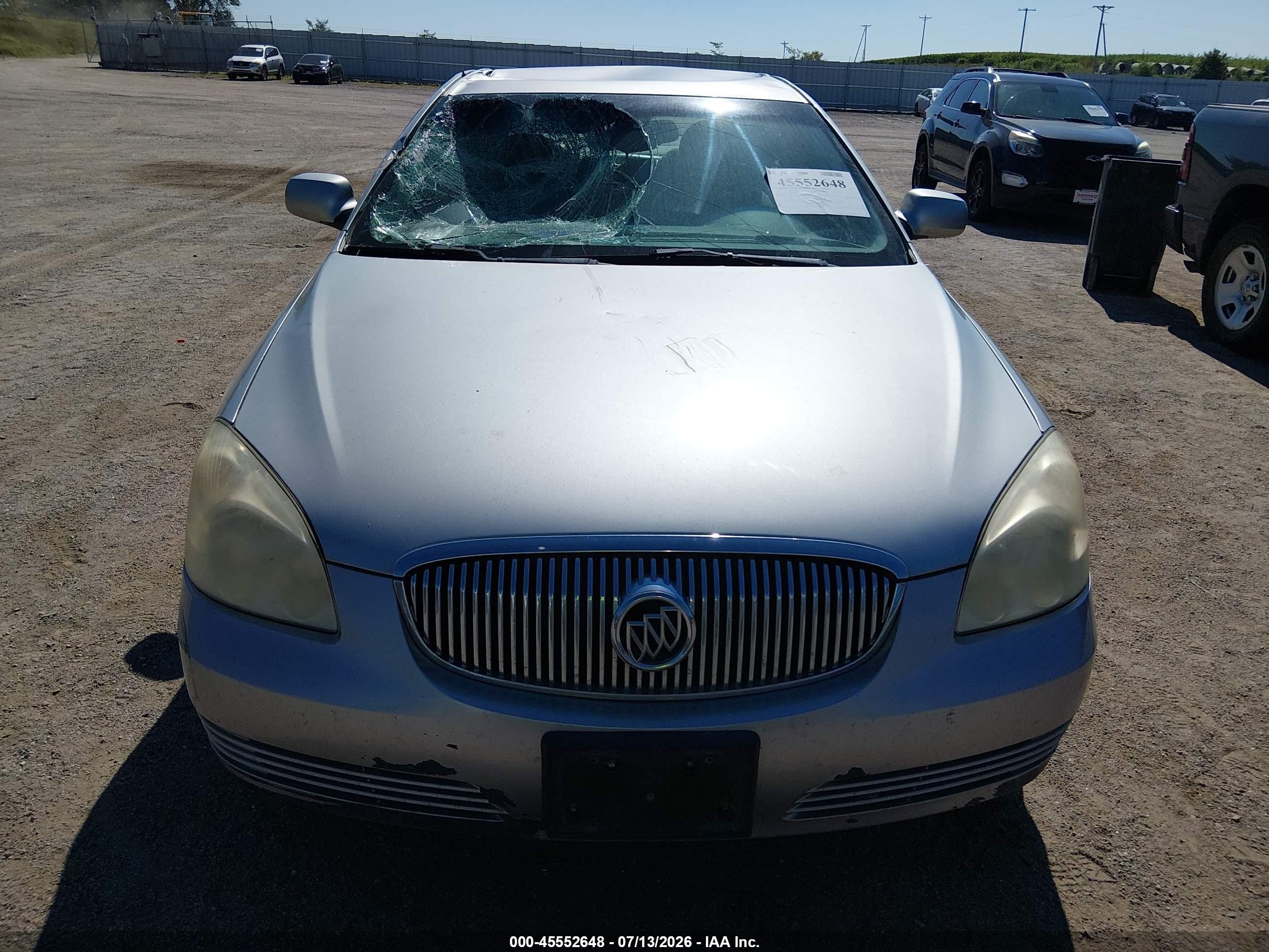 2007 Buick Lucerne Cxl Silver vin: 1G4HD57257U229767