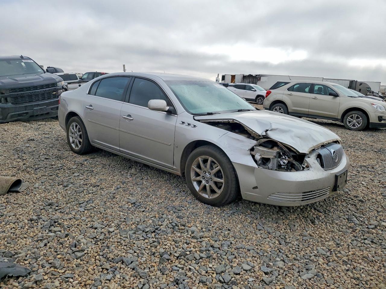 2007 Buick Lucerne Cxl Silver vin: 1G4HD57257U230787