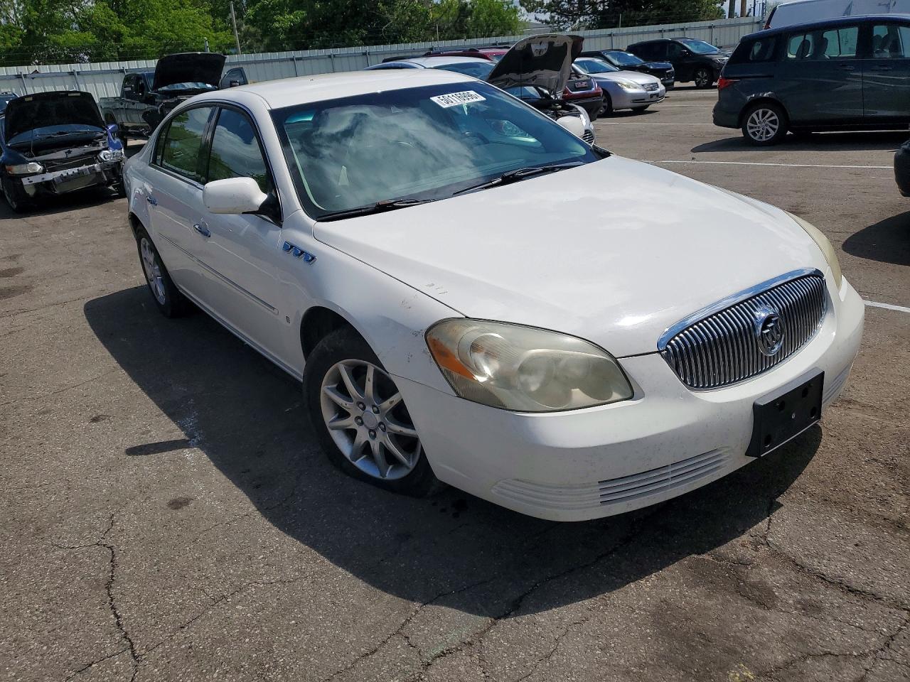 2008 Buick Lucerne Cxl Белый vin: 1G4HD57258U106262