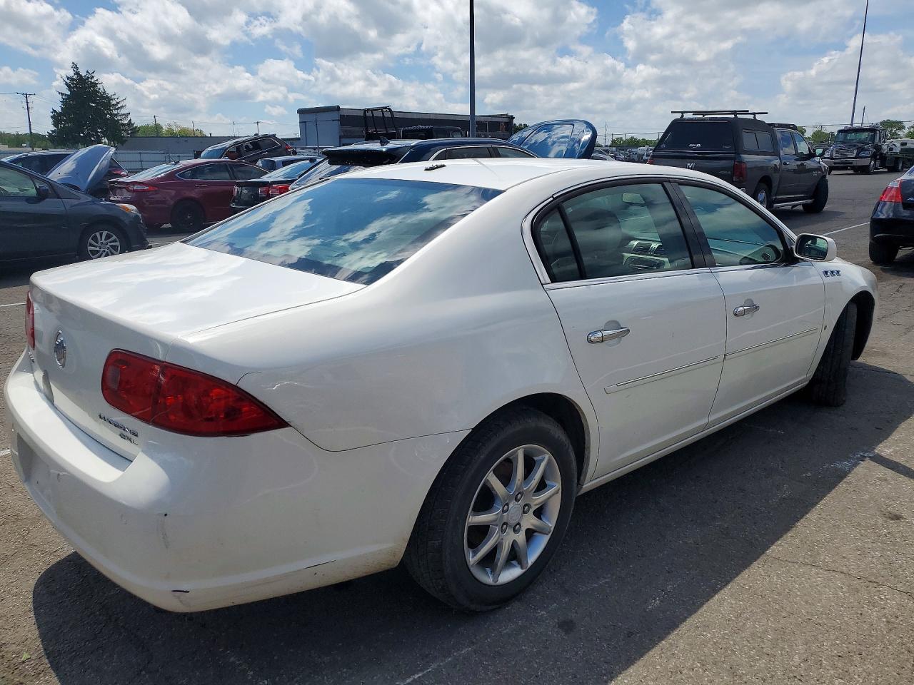 2008 Buick Lucerne Cxl Белый vin: 1G4HD57258U106262