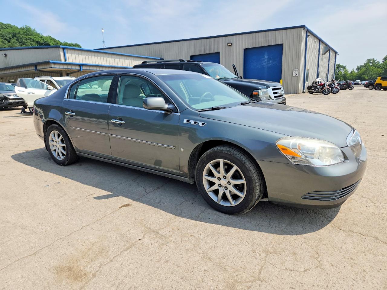 2008 Buick Lucerne Cxl Серый vin: 1G4HD57258U128102